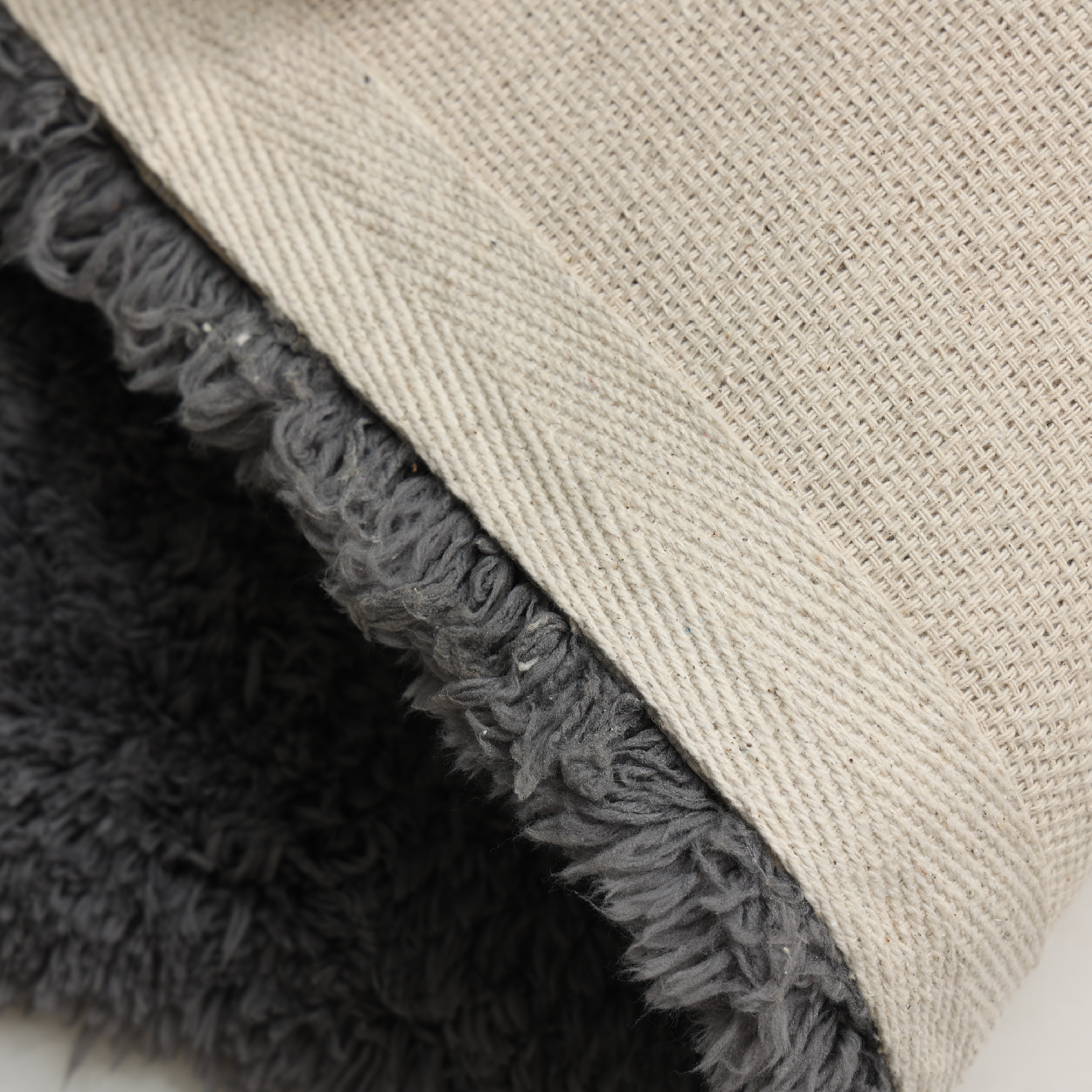 Scendiletto Talka Shaggy in poliestere, L 120 x L 60 cm, antracite - 5