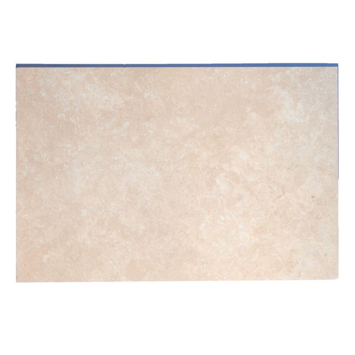 Dalle sol effet pierre nuances de beige Travertin bouché adouci l.40.6 x L.61 cm - 4