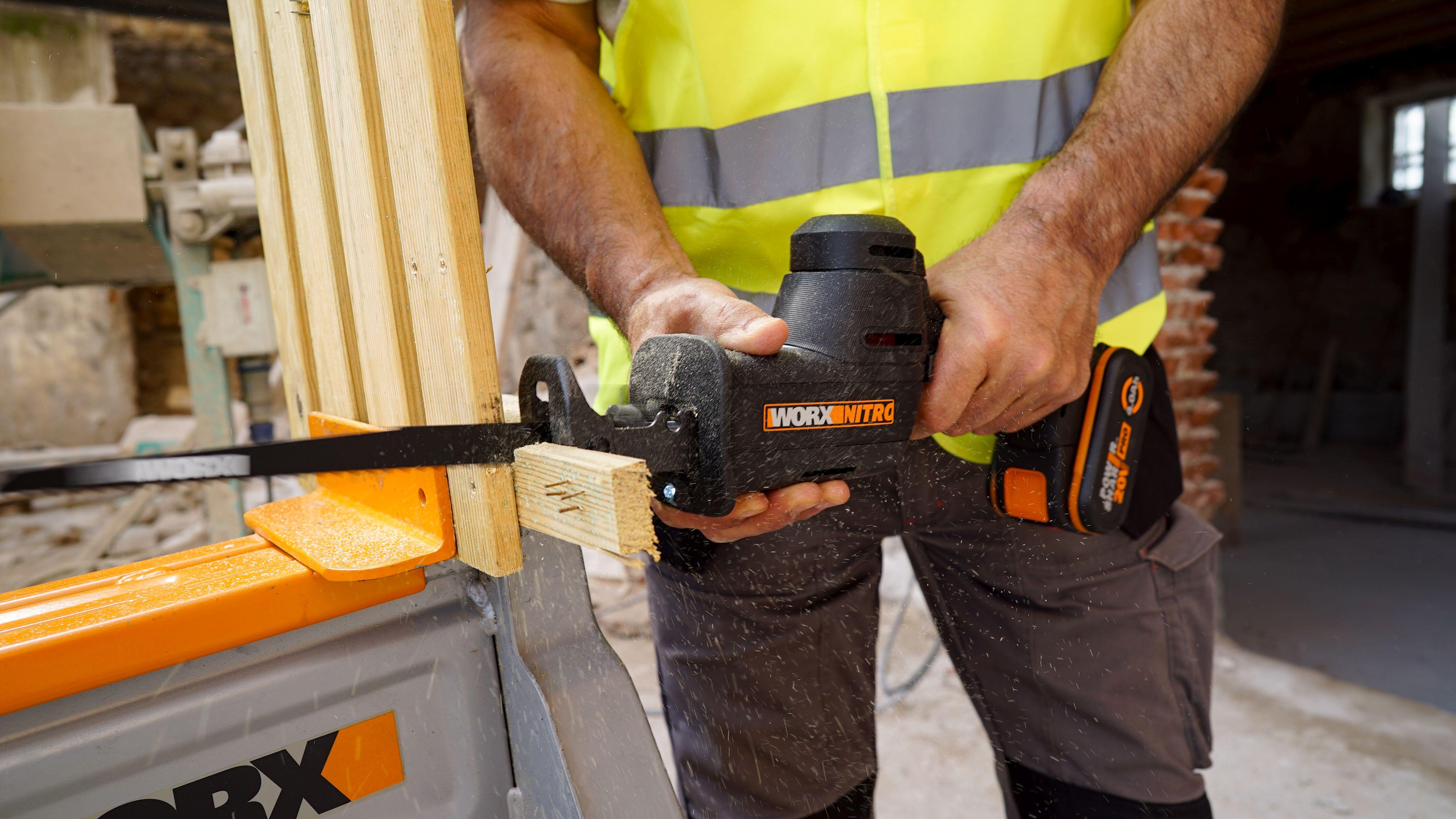 Sierra de sable a batería WORX NITRO Brushless de 20V - Sin batería - 5
