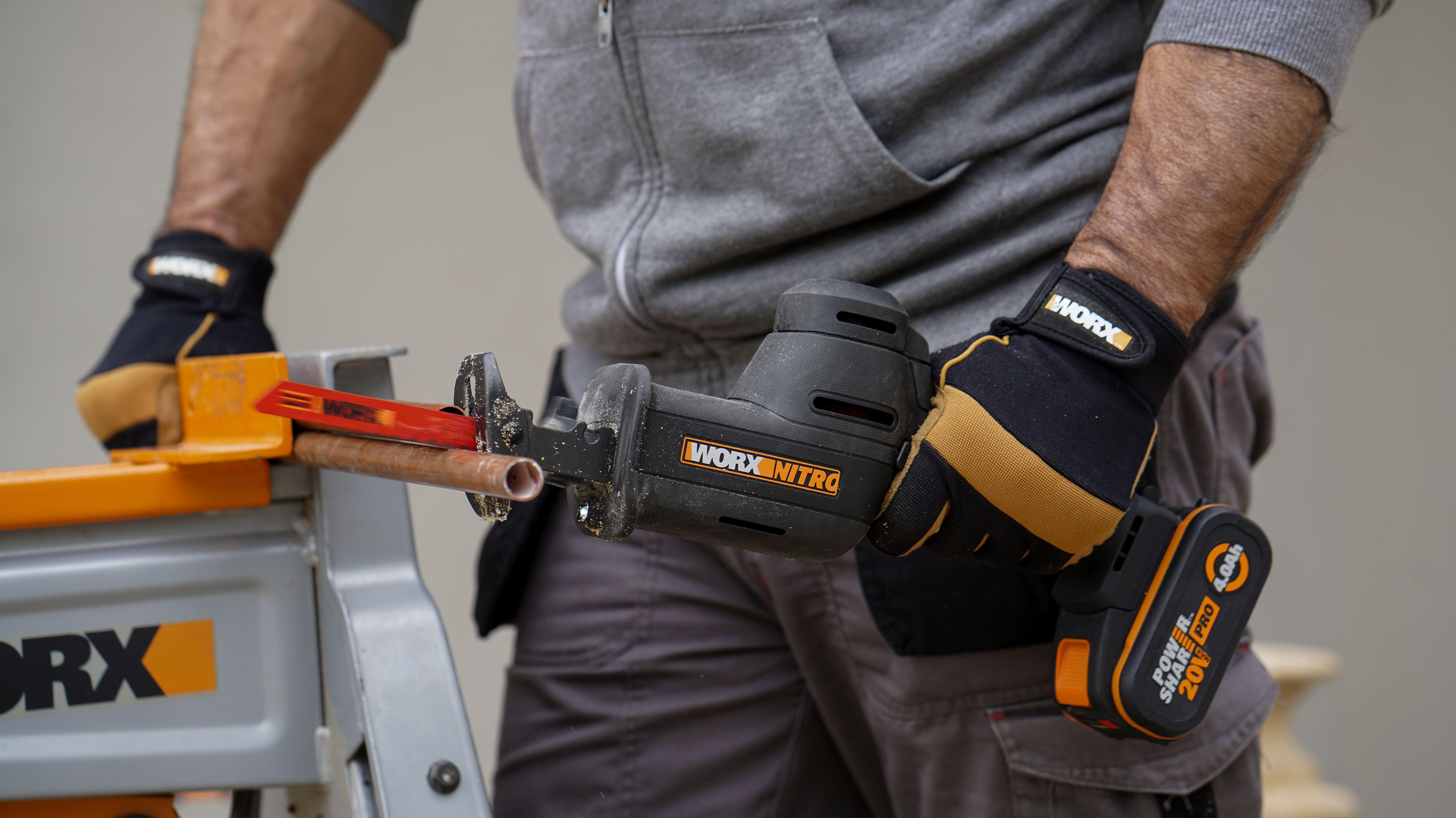 Sierra de sable a batería WORX NITRO Brushless de 20V - Sin batería - 4