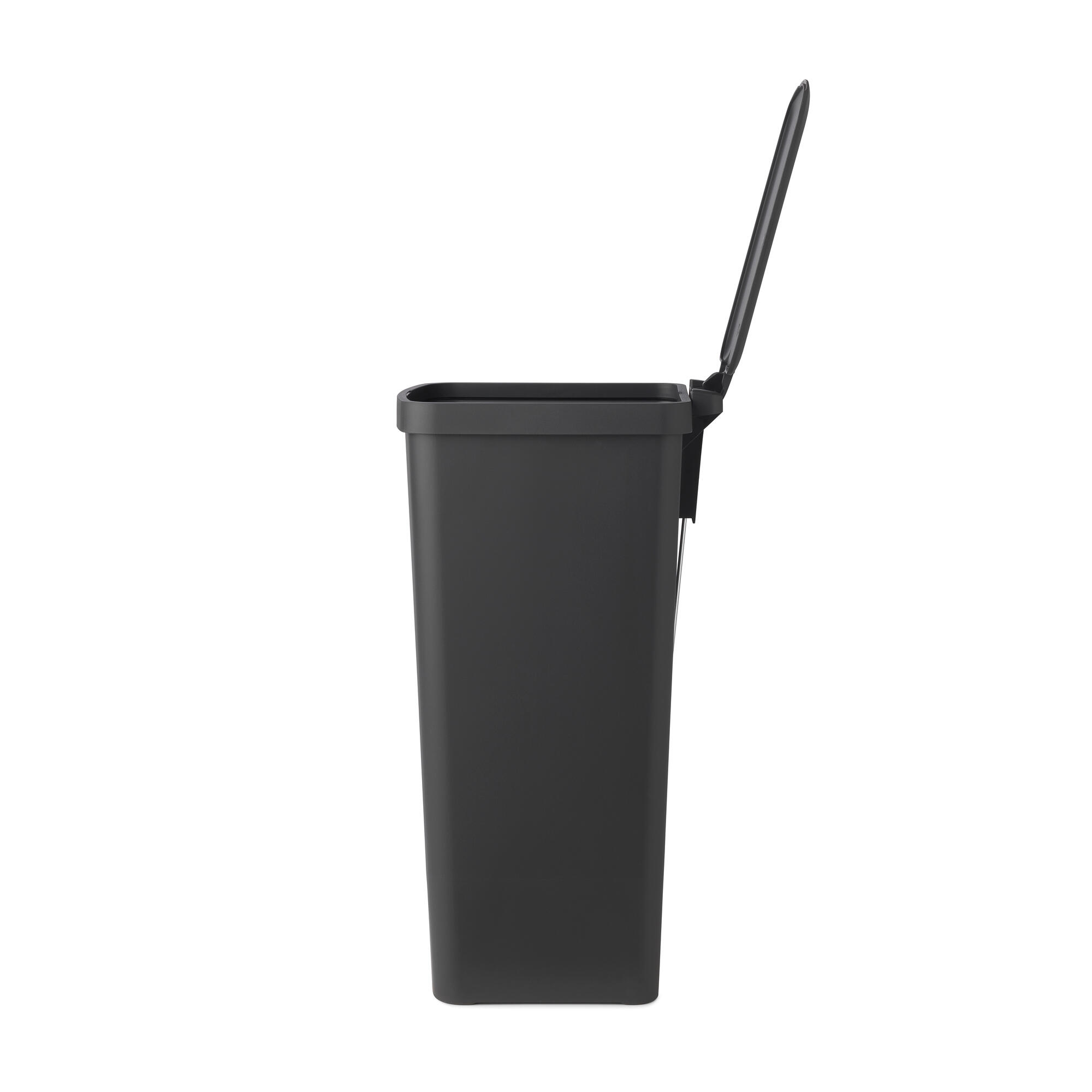Poubelle de cuisine de cuisine 40L à pédale BRABANTIA Step up gris - 5