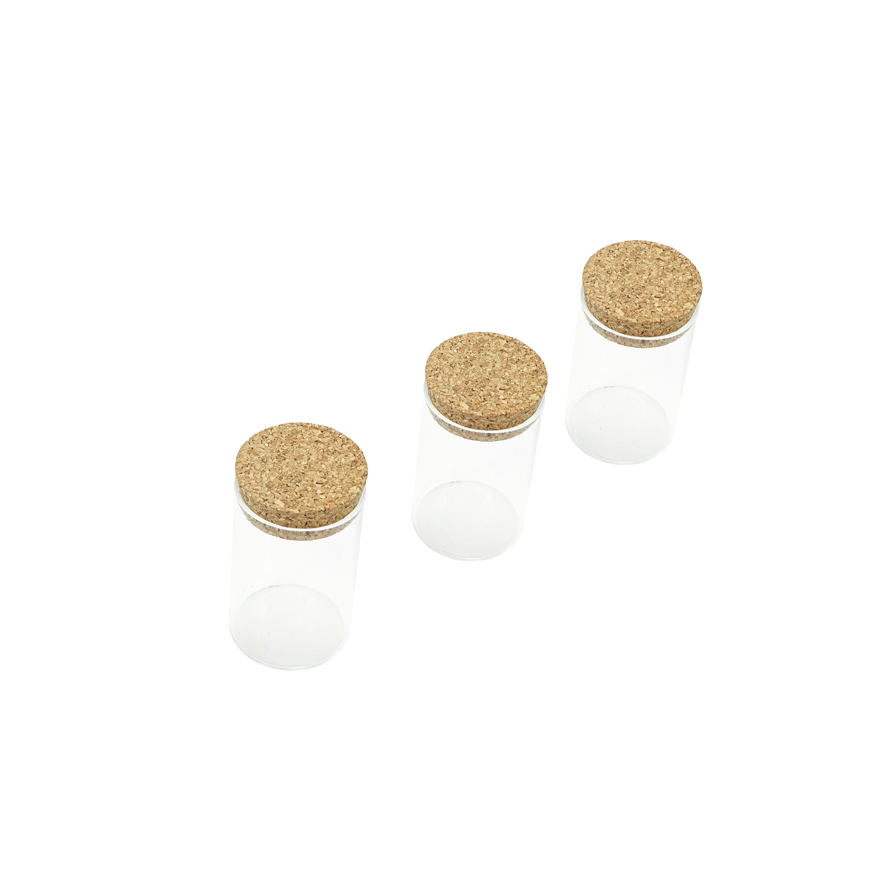 Zestaw słoiczków na przyprawy z korkiem 3 szt. Delinia