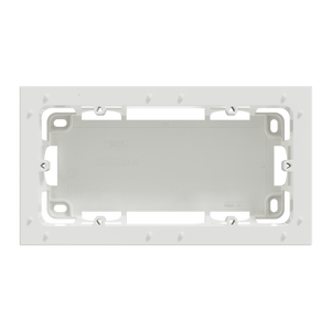 Boîte support pour montage saillie 2 postes Odace, SCHNEIDER ELECTRIC, blanc