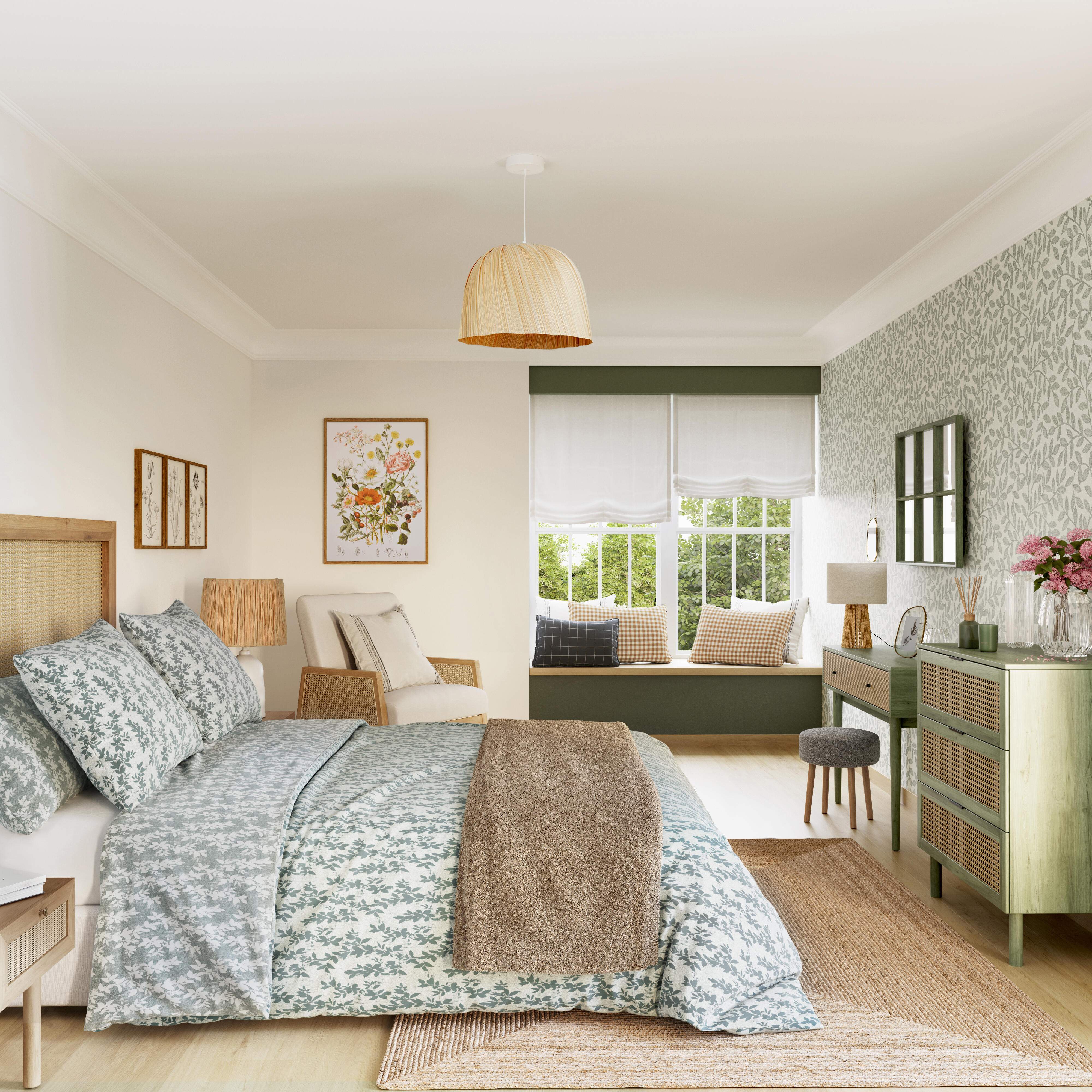 Candeeiro de mesa Inspire BOMOA e27 d35cm branco - 13