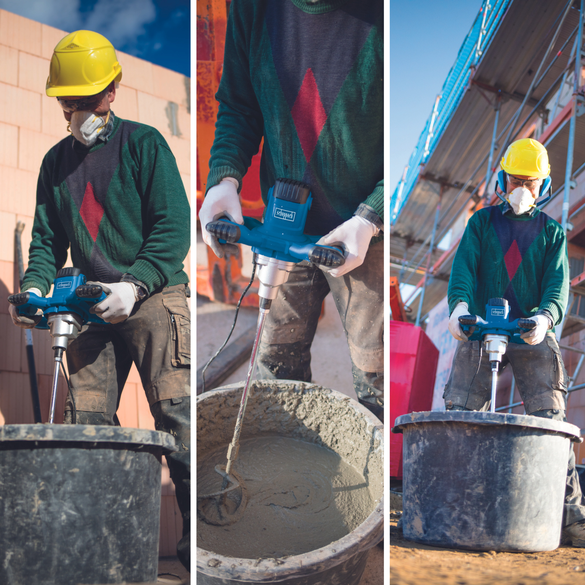 Malaxeur électrique SCHEPPACH Pm1200, 1200 W - 3