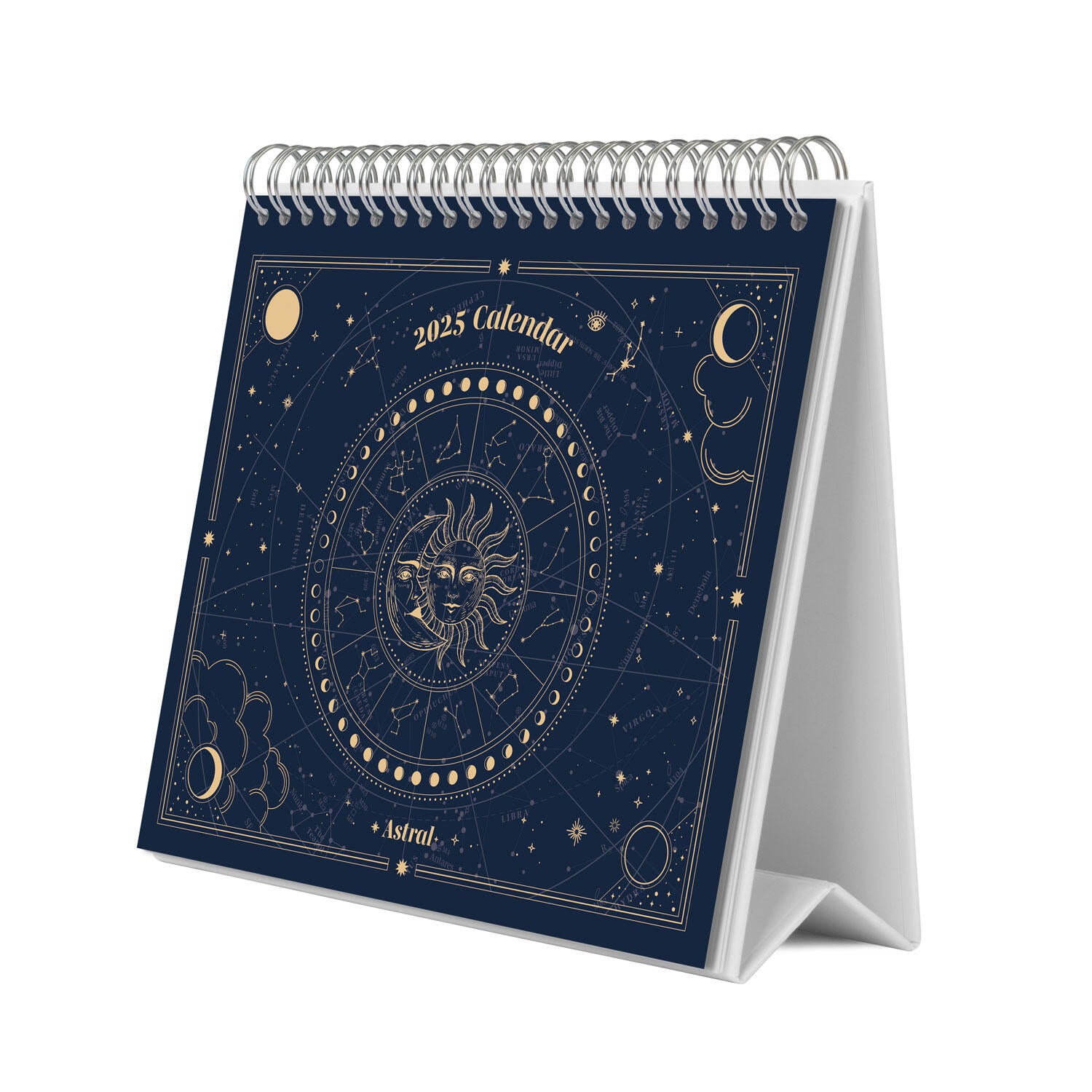 Calendario Da Tavolo 2025 - Design Compatto E Leggero, Con Supporto E Pagine Girevoli - Foto 7