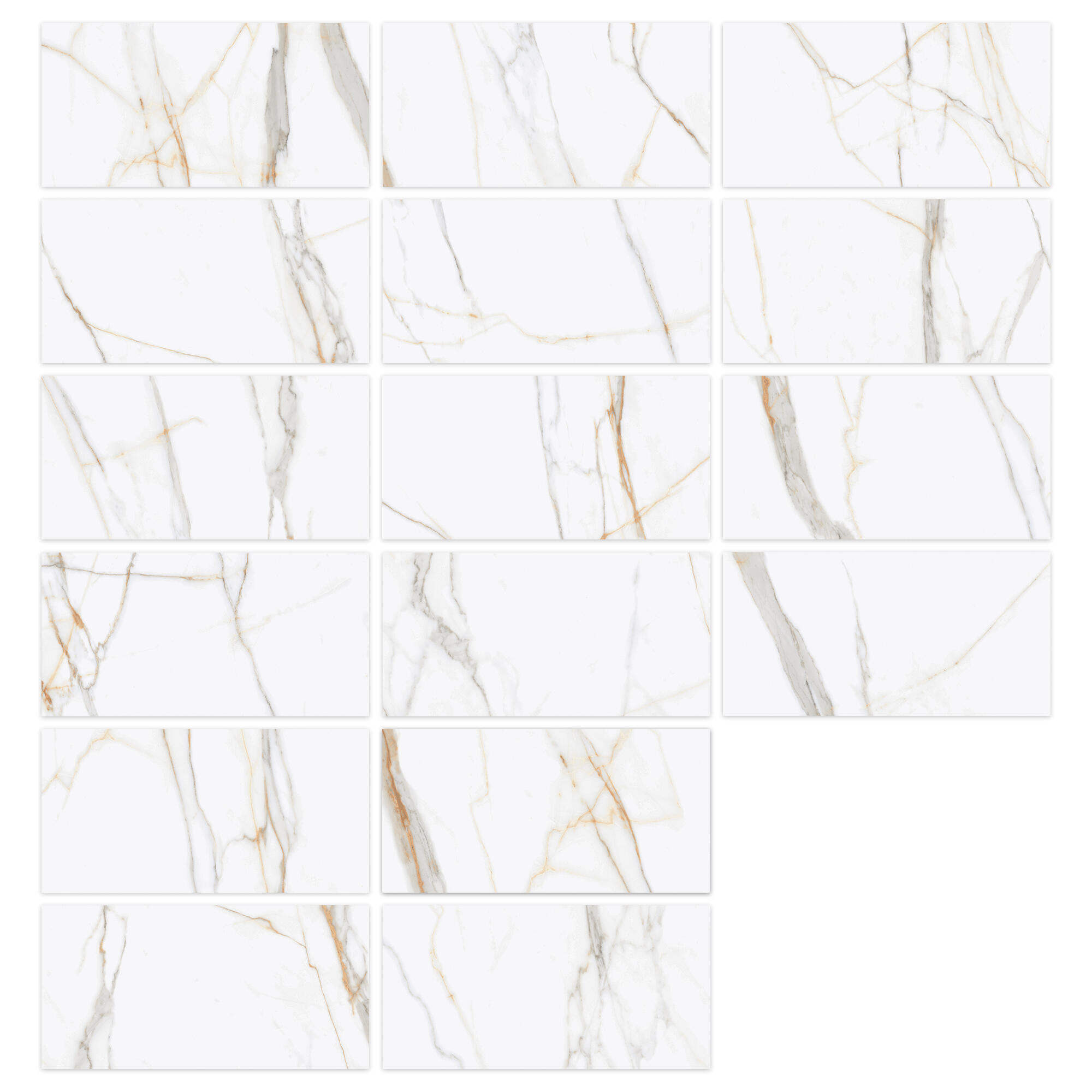 Glazura Cala Gold Glossy 30x60 Artens - 5