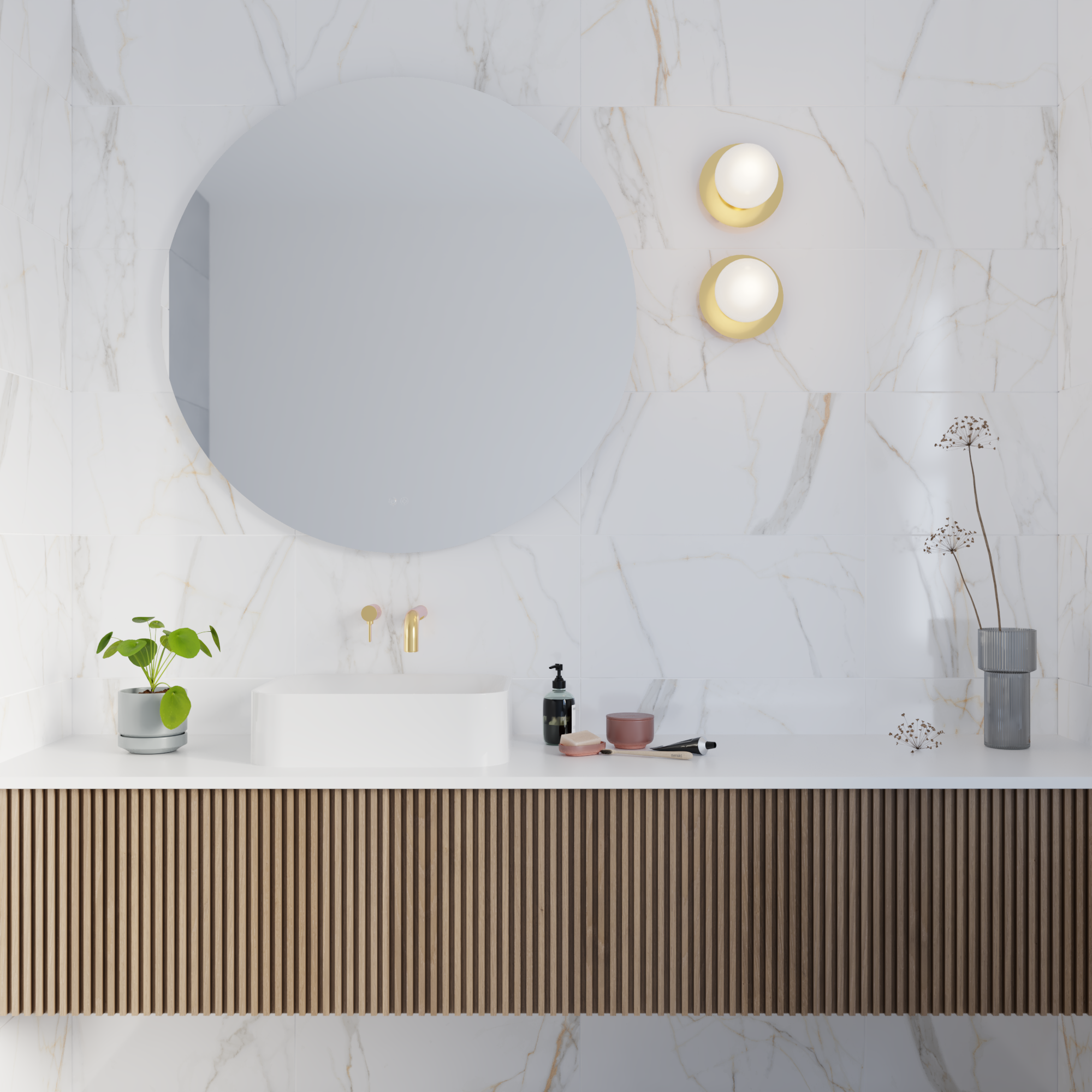 Glazura Cala Gold Glossy 30x60 Artens - 4