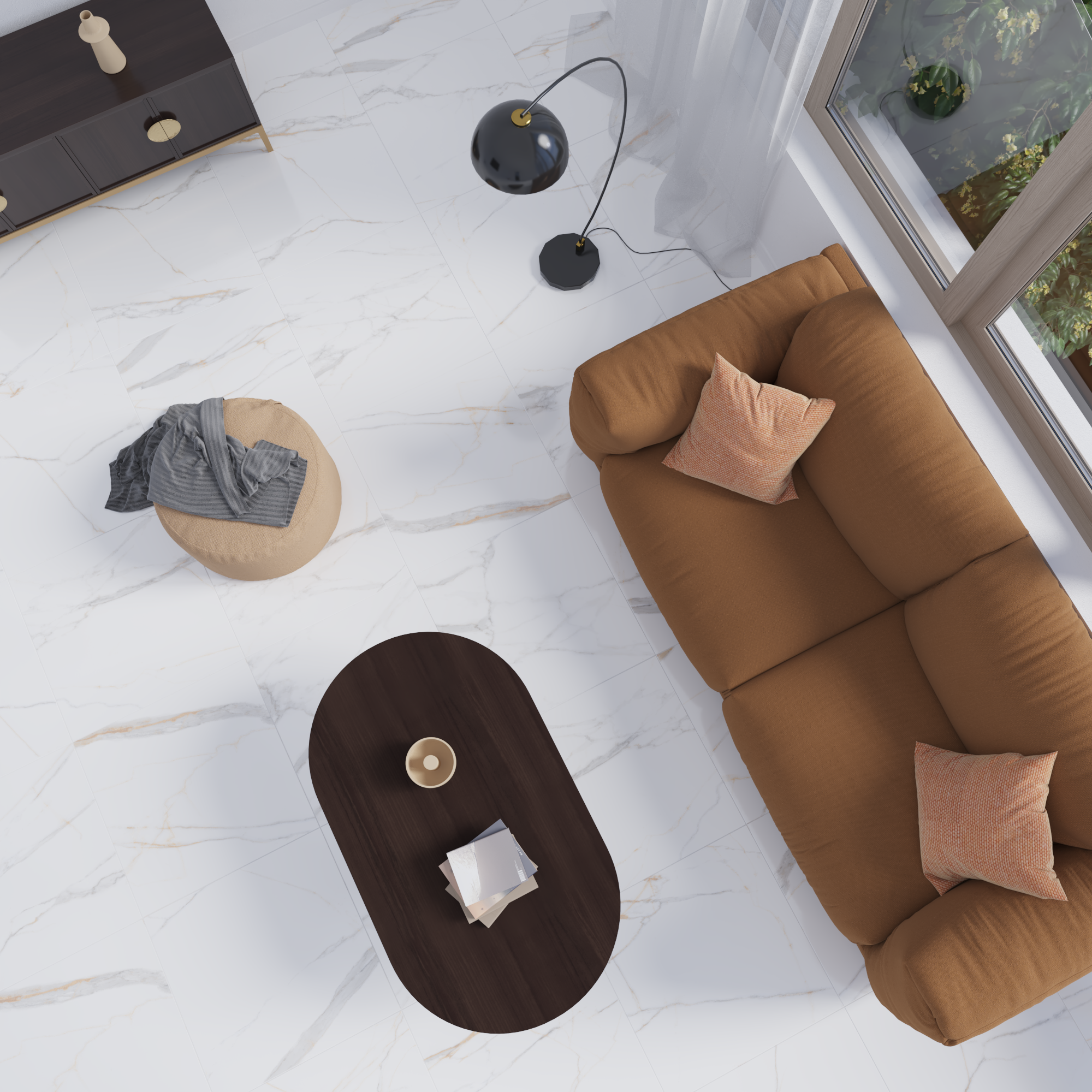 Gres szkliwiony Calacatta Gold 60x60 Artens - 5