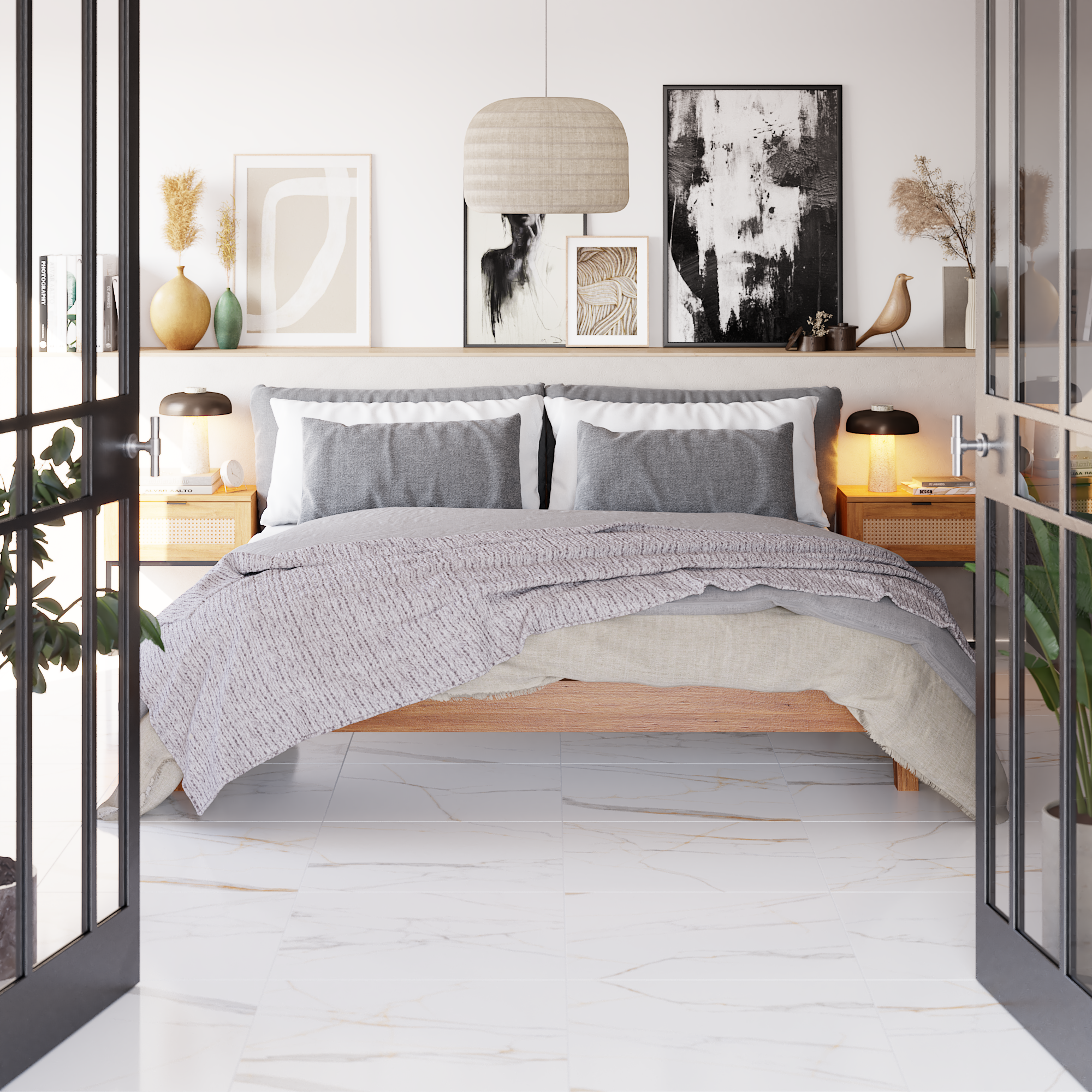 Gres szkliwiony Calacatta Gold 60x60 Artens - 4