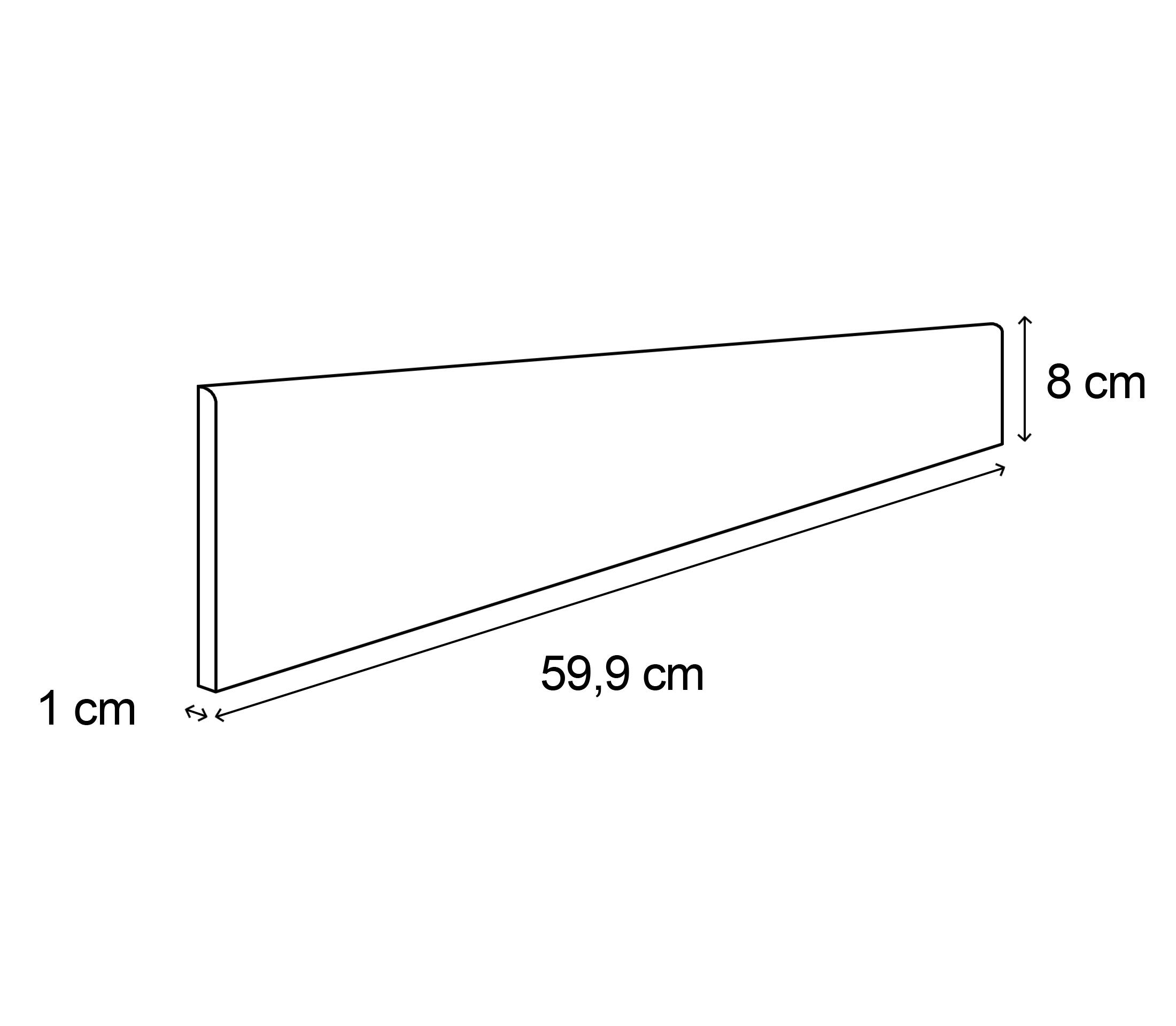Lot de 2 plinthes carrelage Rimbaud, Ht.  x L. 60 cm, Ep.10 mm - 3