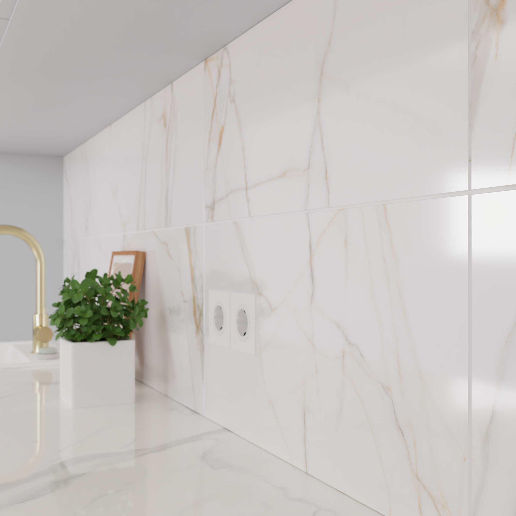 Glazura Cala Gold Glossy 30x60 Artens - 7