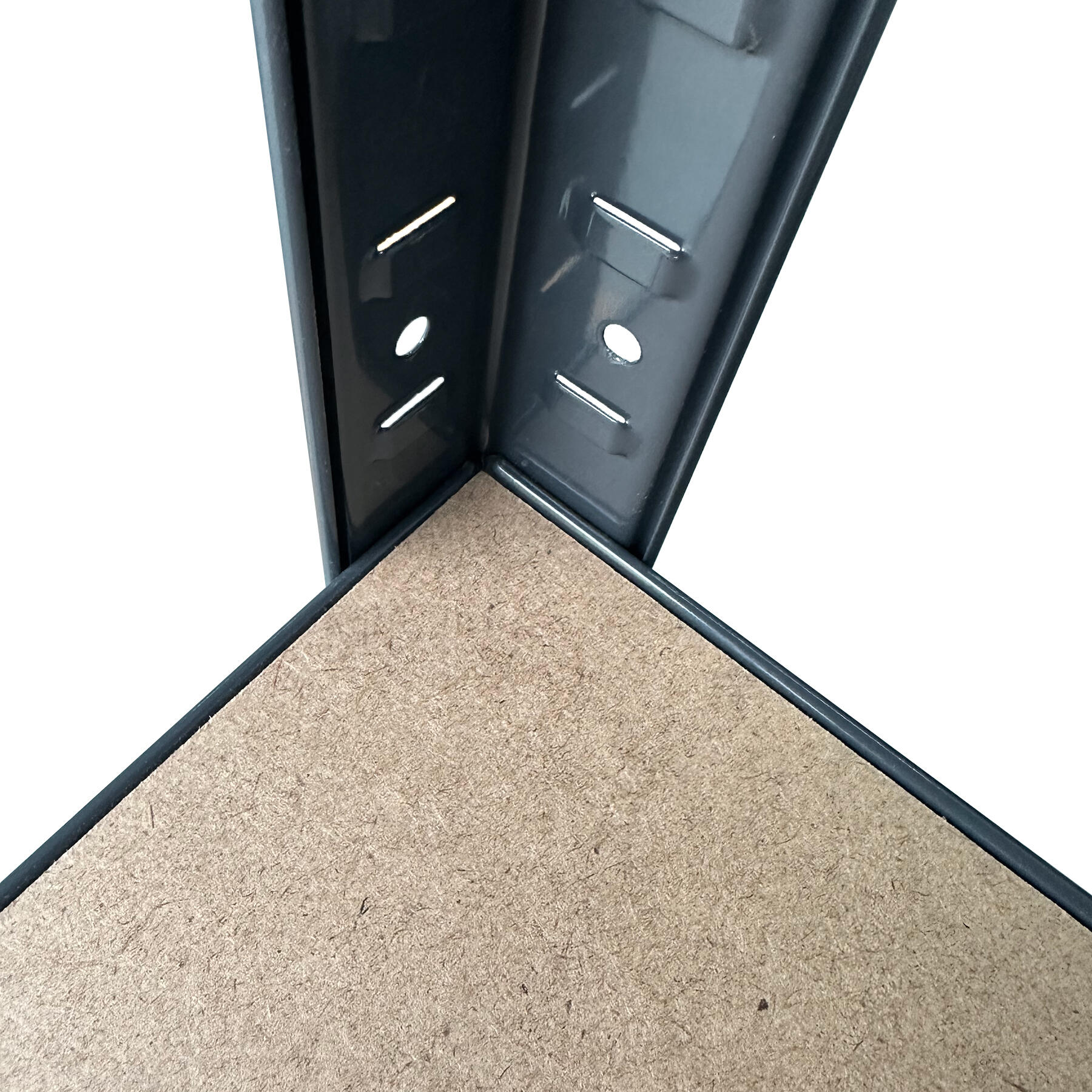 Estante metálica cinza 5 prateleiras MDF 90x40x180cm 175kg Ar Shelving - 4