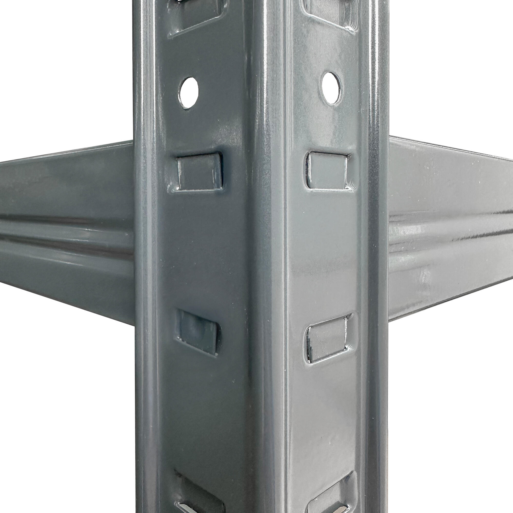 Estante metálica cinza 5 prateleiras MDF 90x40x180cm 175kg Ar Shelving - 5