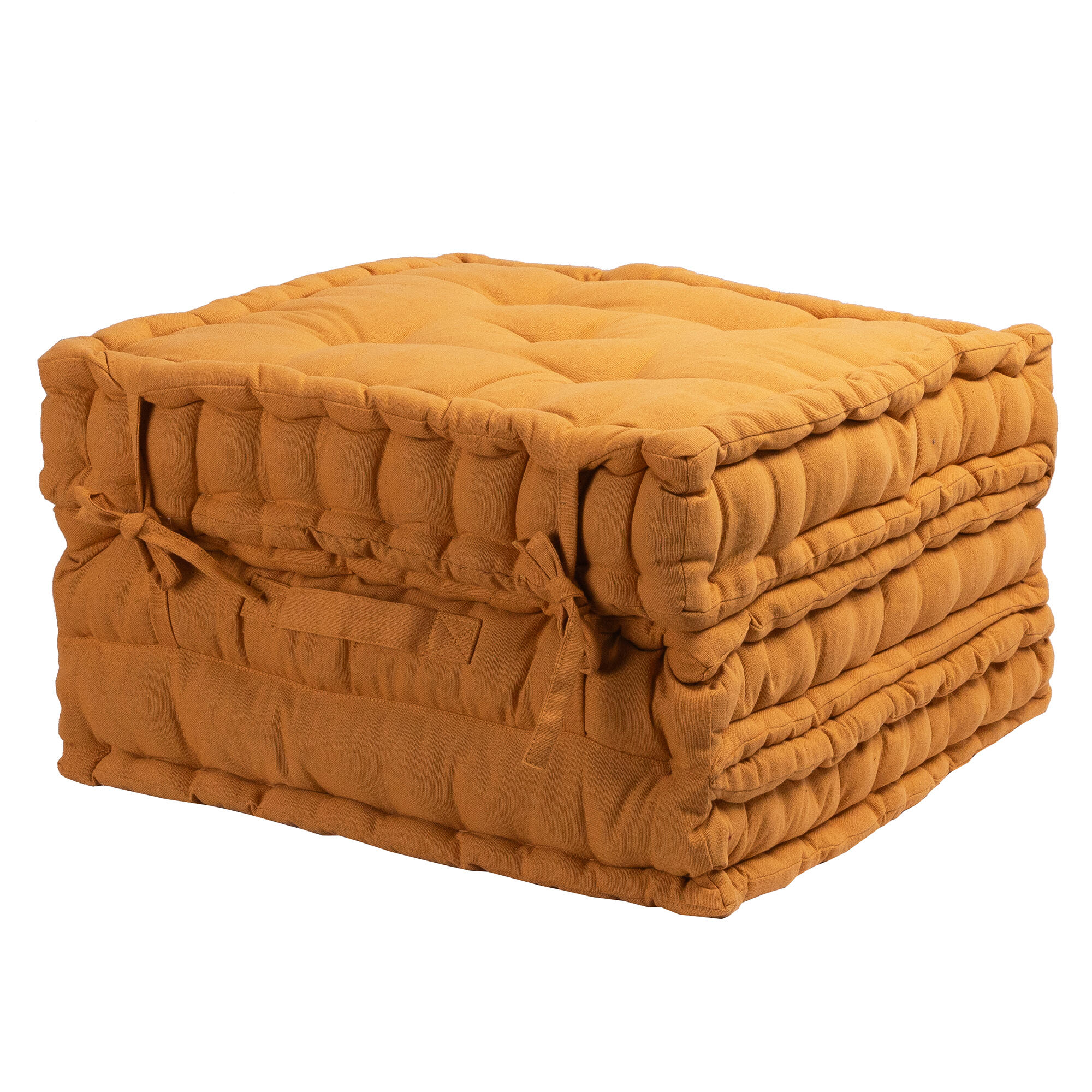 Matelas de sol 3 pièces, ocre l.50 x H.30 cm - 4