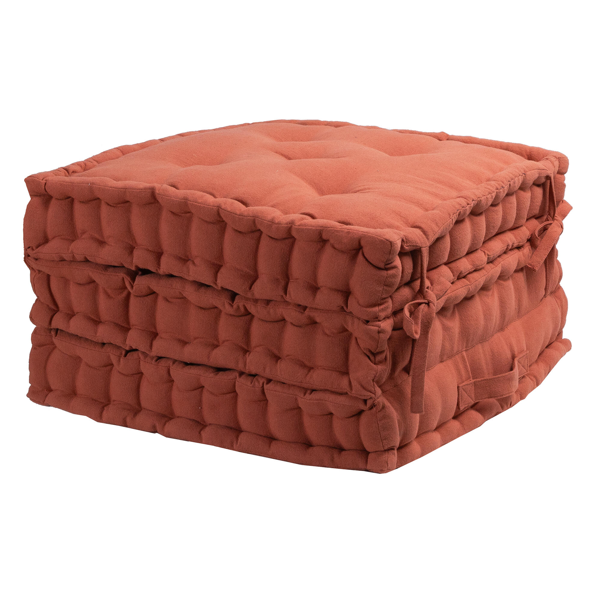 Matelas de sol 3 pièces, terracotta l.50 x H.30 cm - 4