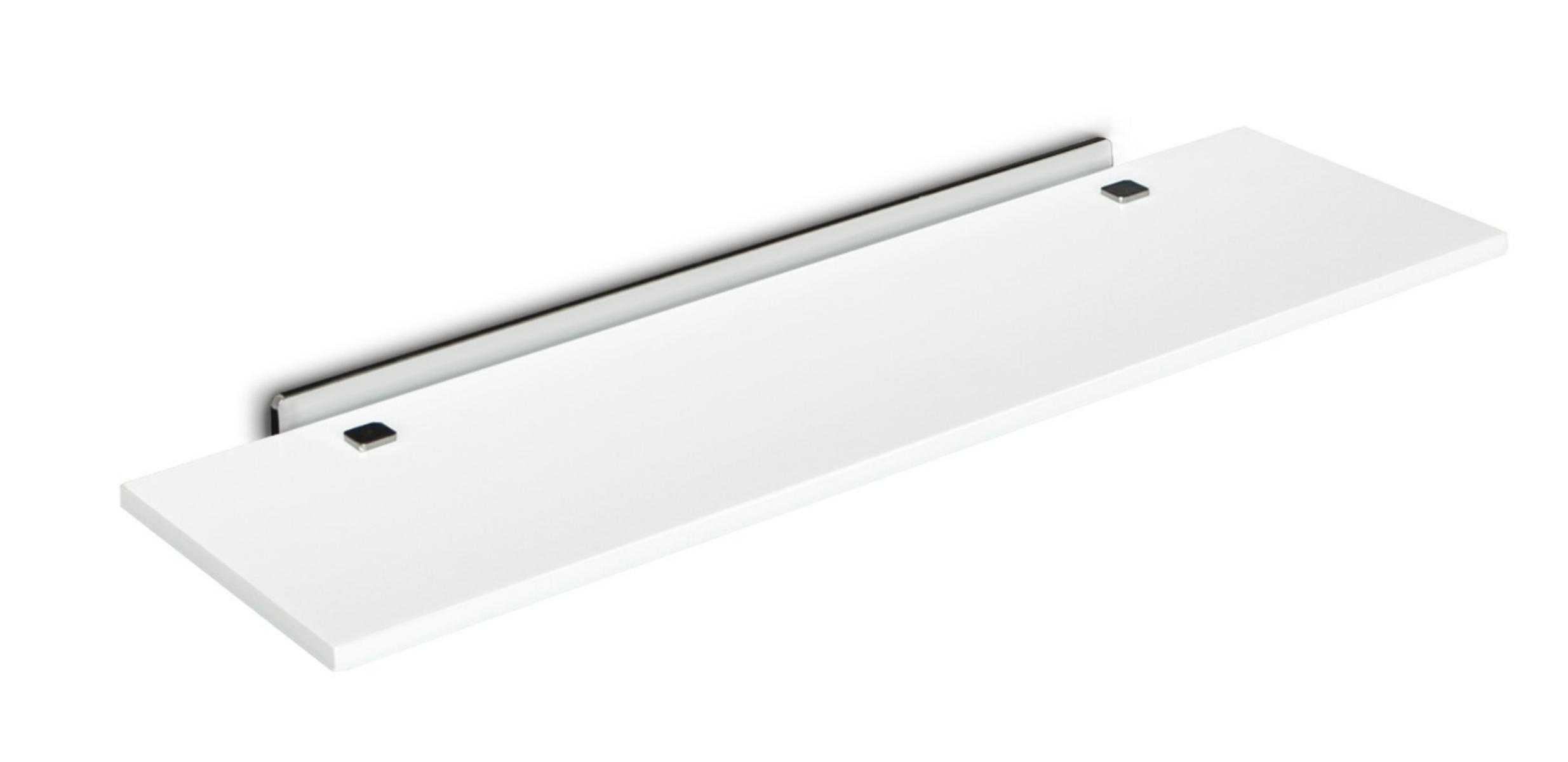 Estante de baño roterdam gris/plata 45x12x5 cm
