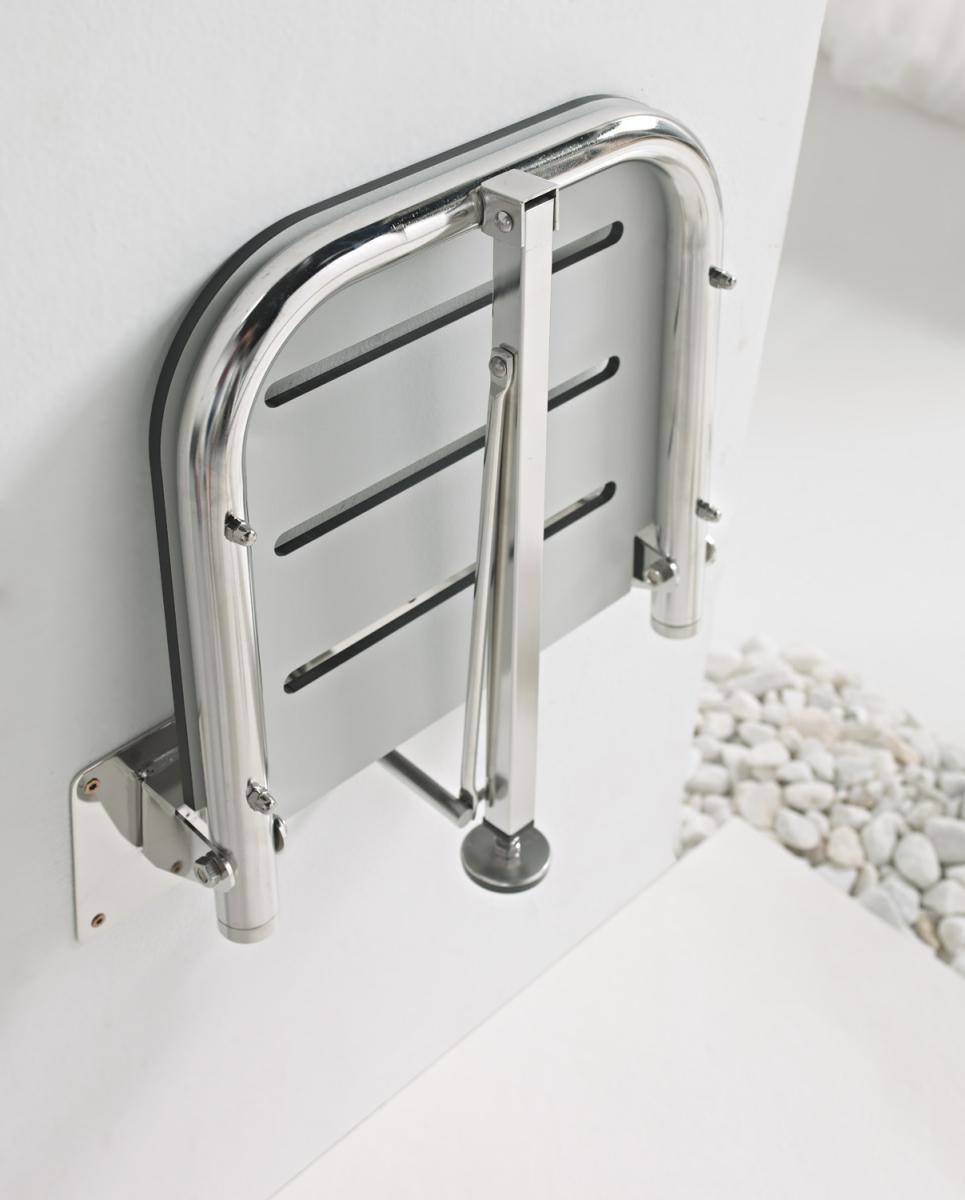 Asiento ducha Colección Ayudas Tecnicas Discapacitados blanco 49x50 cm - 2