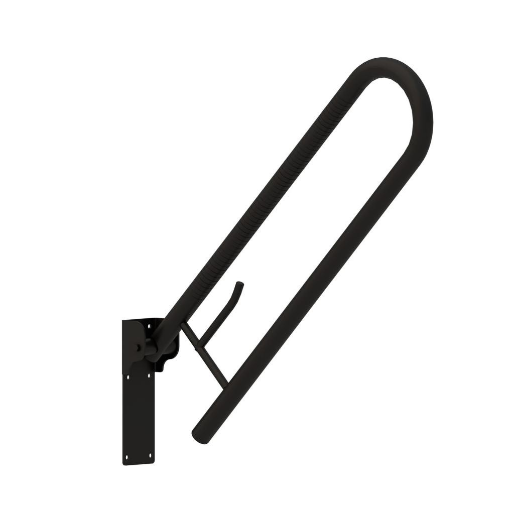 Asidero baño x21.5x79 cm negro