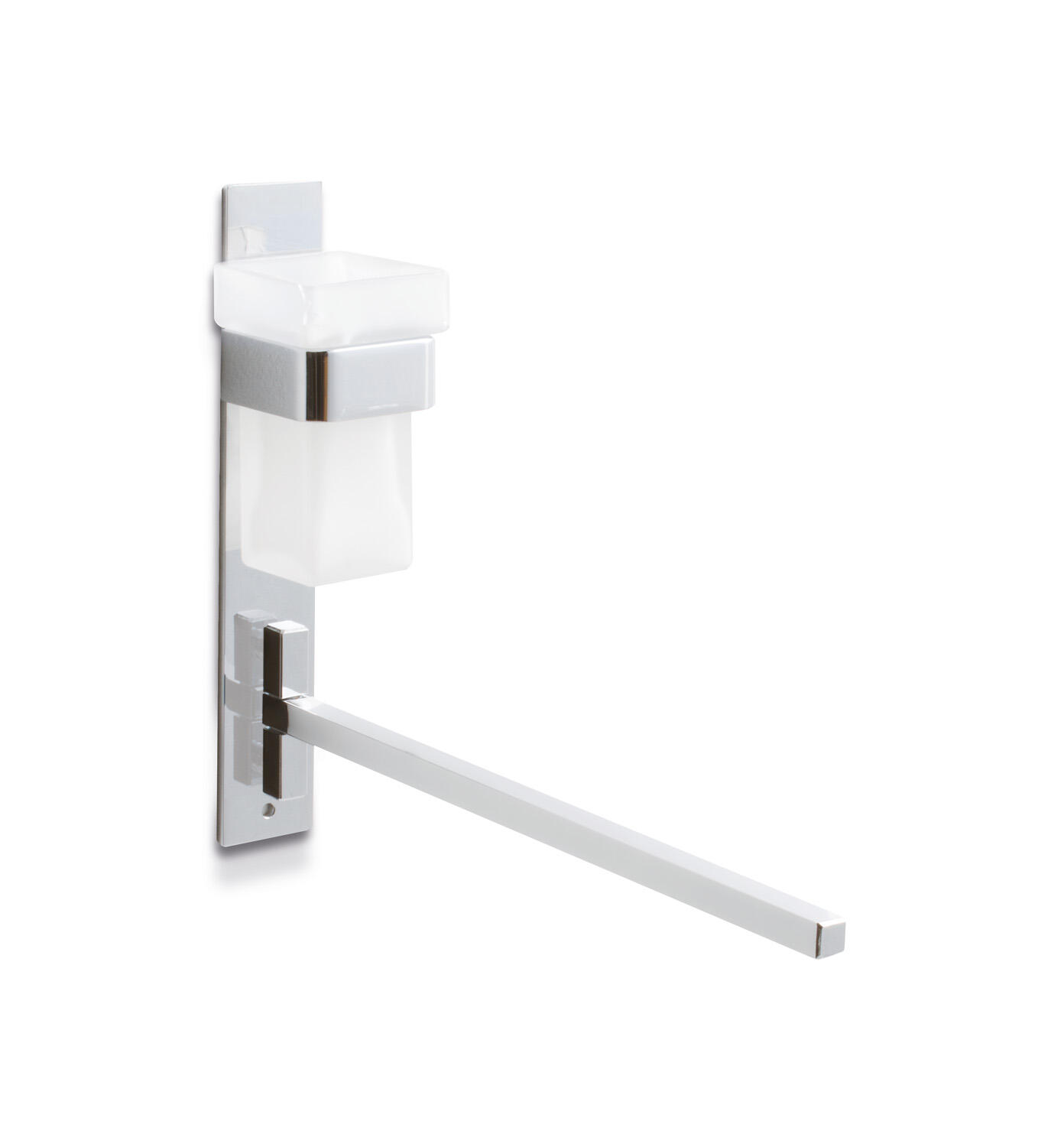 Escobillero y portarrollo 6x24 cm