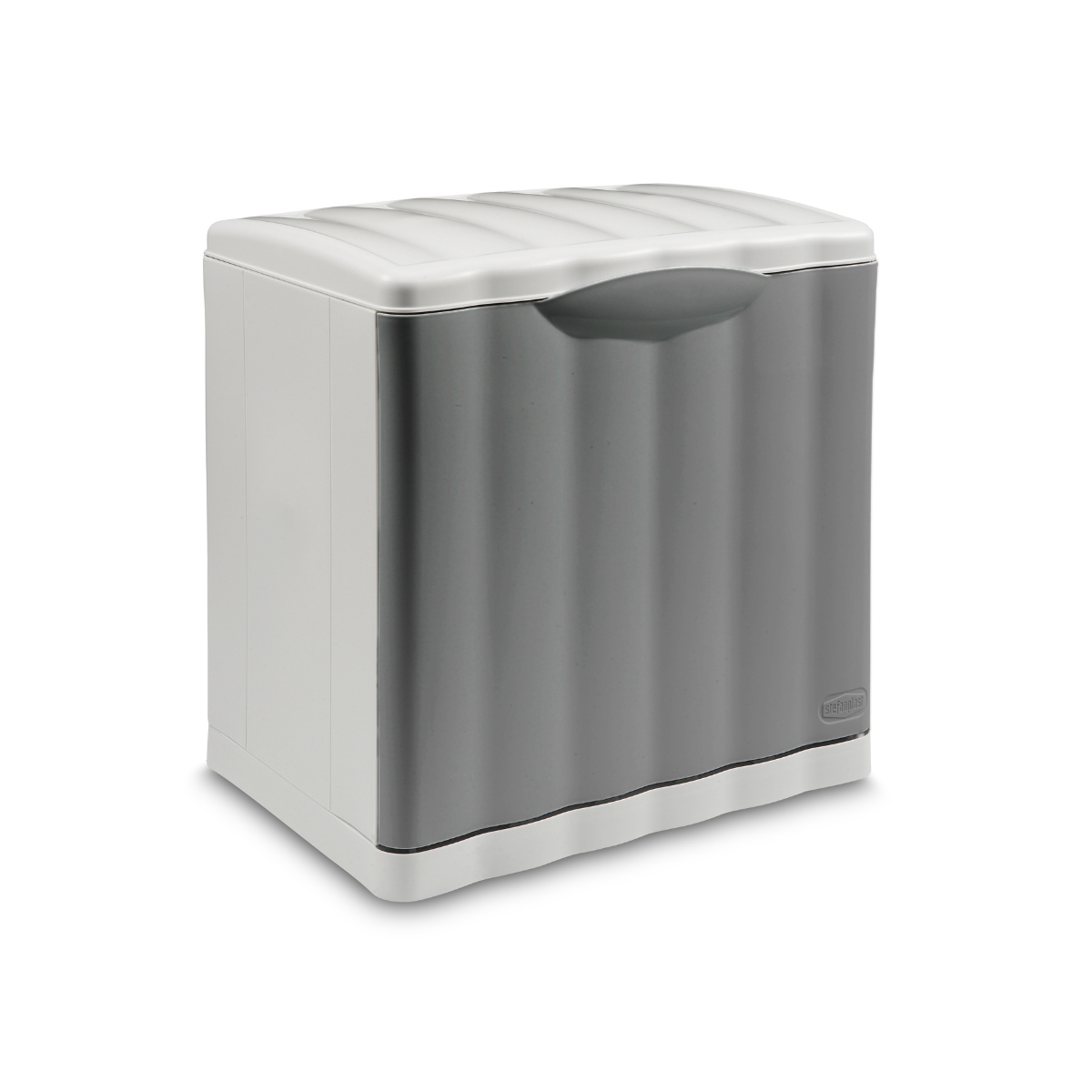 Pattumiera per raccolta differenziata AMICA STEFANPLAST manuale grigio cemento 20 L - 8