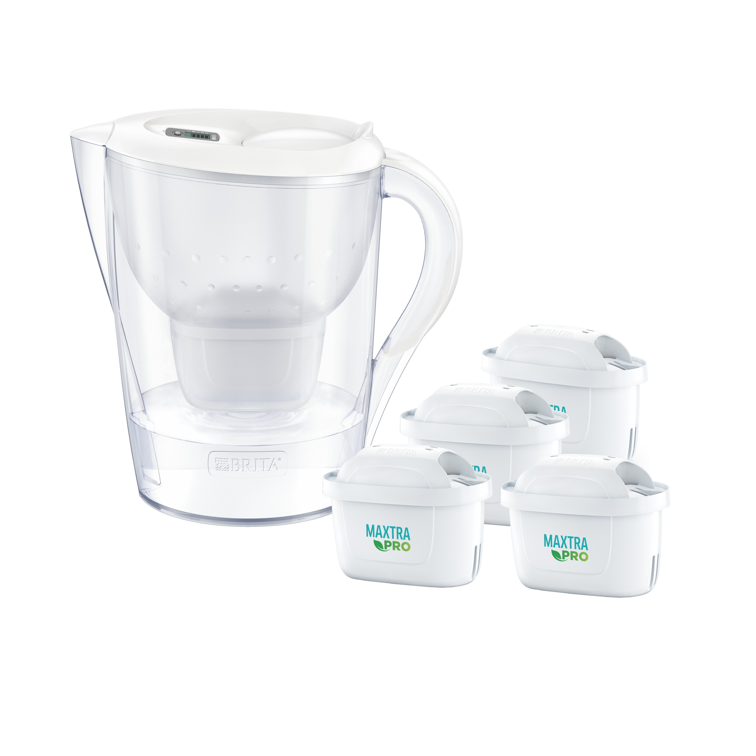 Dzbanek filtrujący wodę Marella XL 3.5 l + 4 wkłady Brita