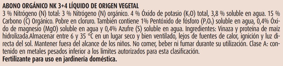 Fertilizante para diluir COMPO para huerto y frutales 1L uso ecológico - 5