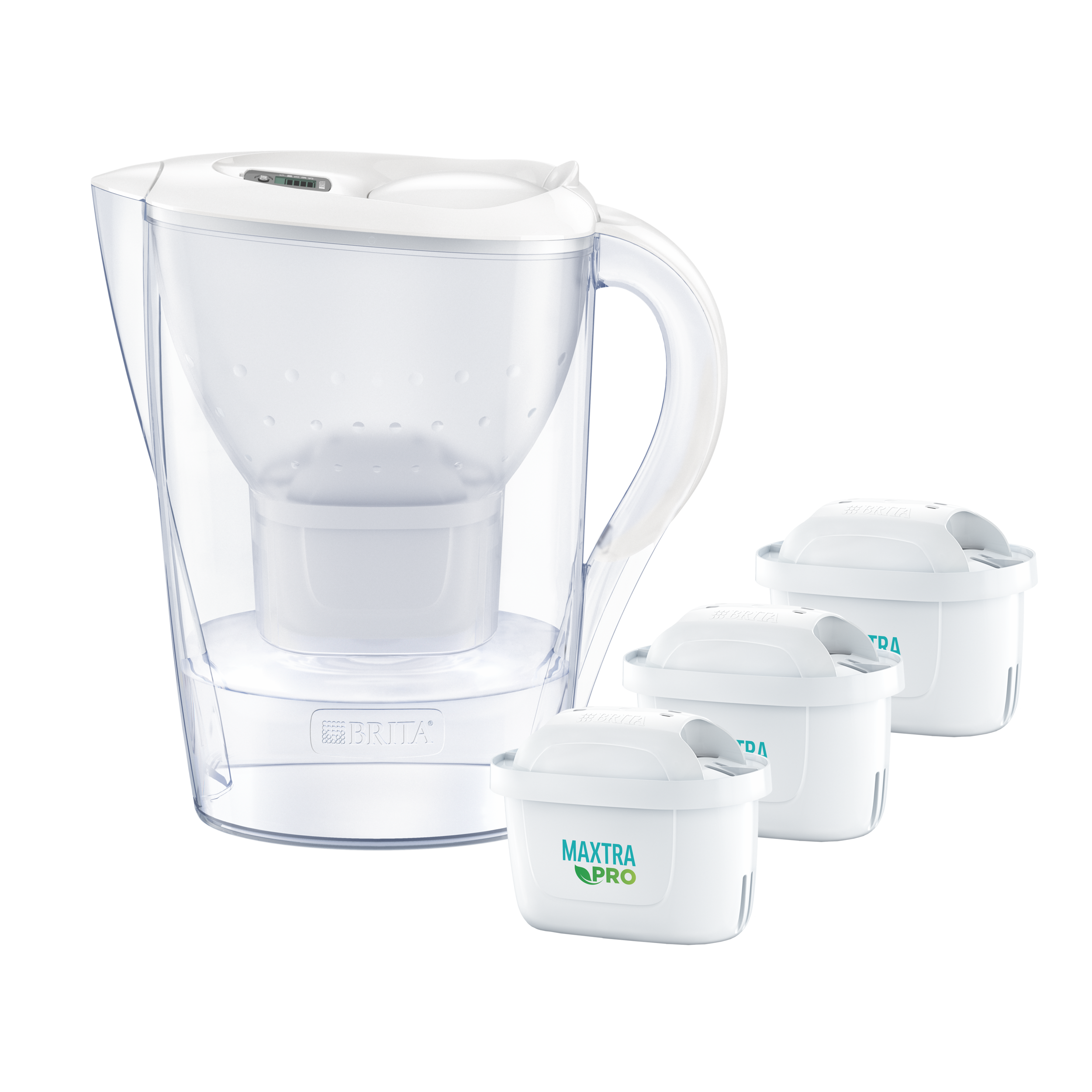Dzbanek filtrujący wodę Marella 2.4 l + 3 filtry Brita