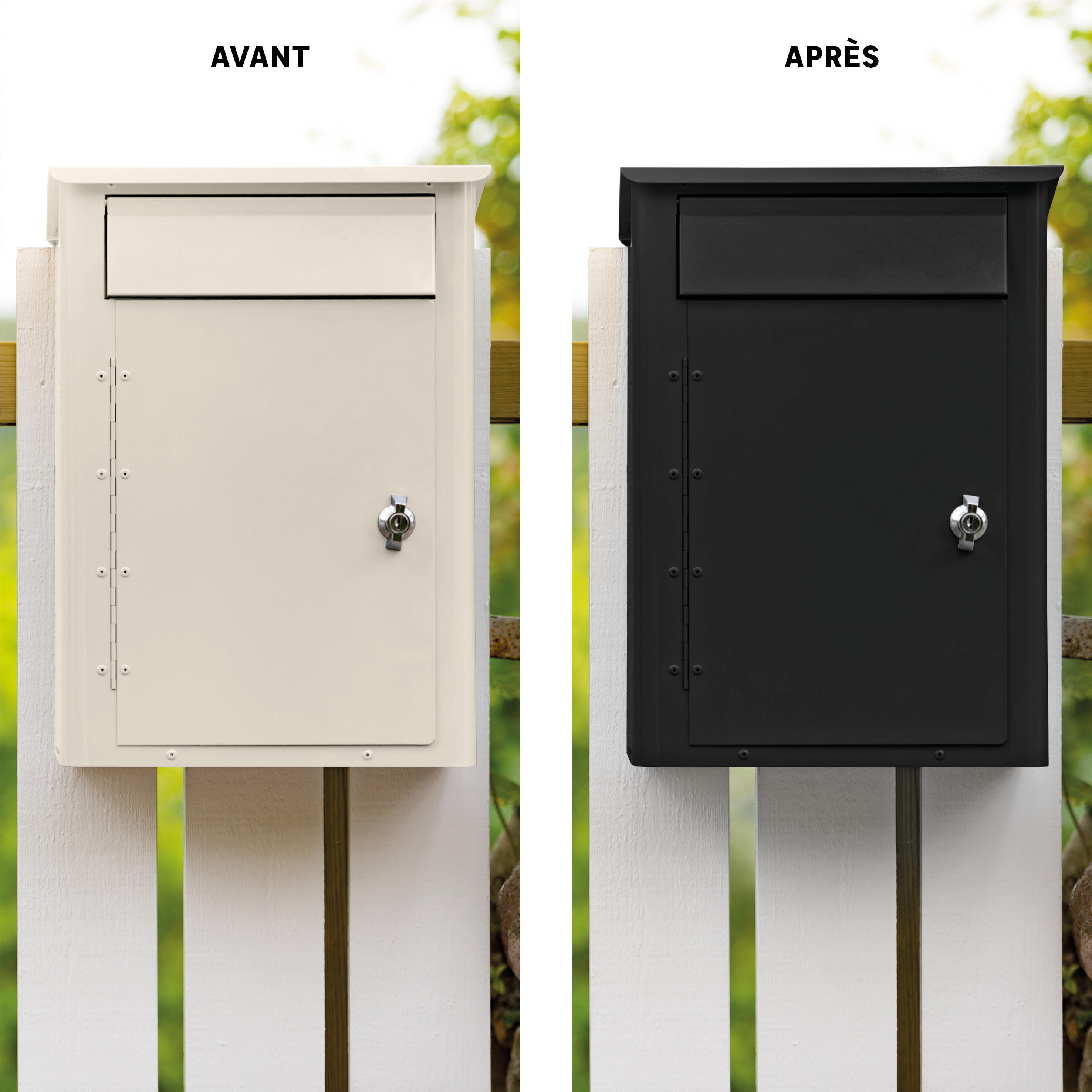 Bombe de peinture Relook tout extrême MAISON DECO noir RAL 9005 satiné 400 ml - 7