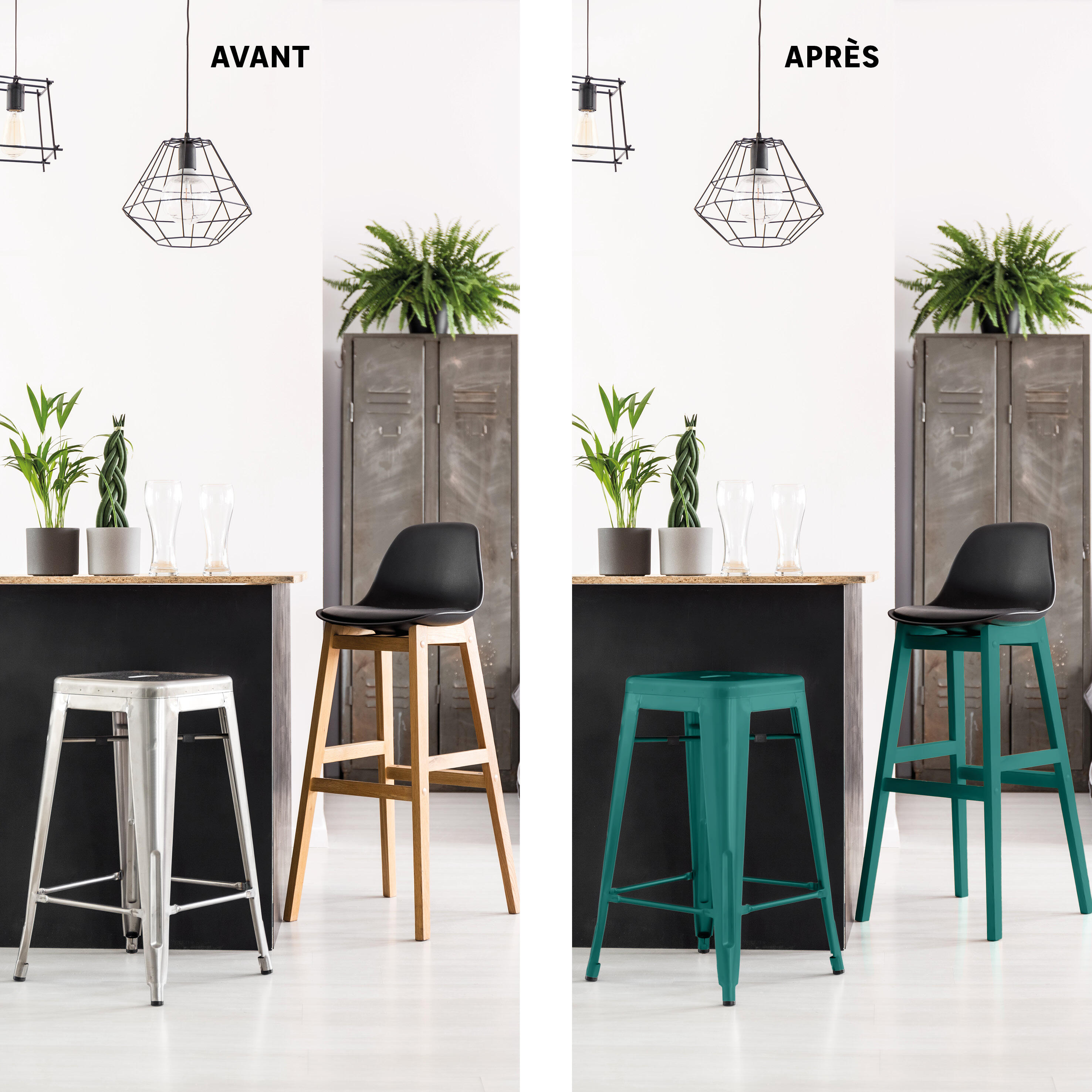 Bombe de peinture Relook tout extrême MAISON DECO vert luxurant satiné 400 ml - 5