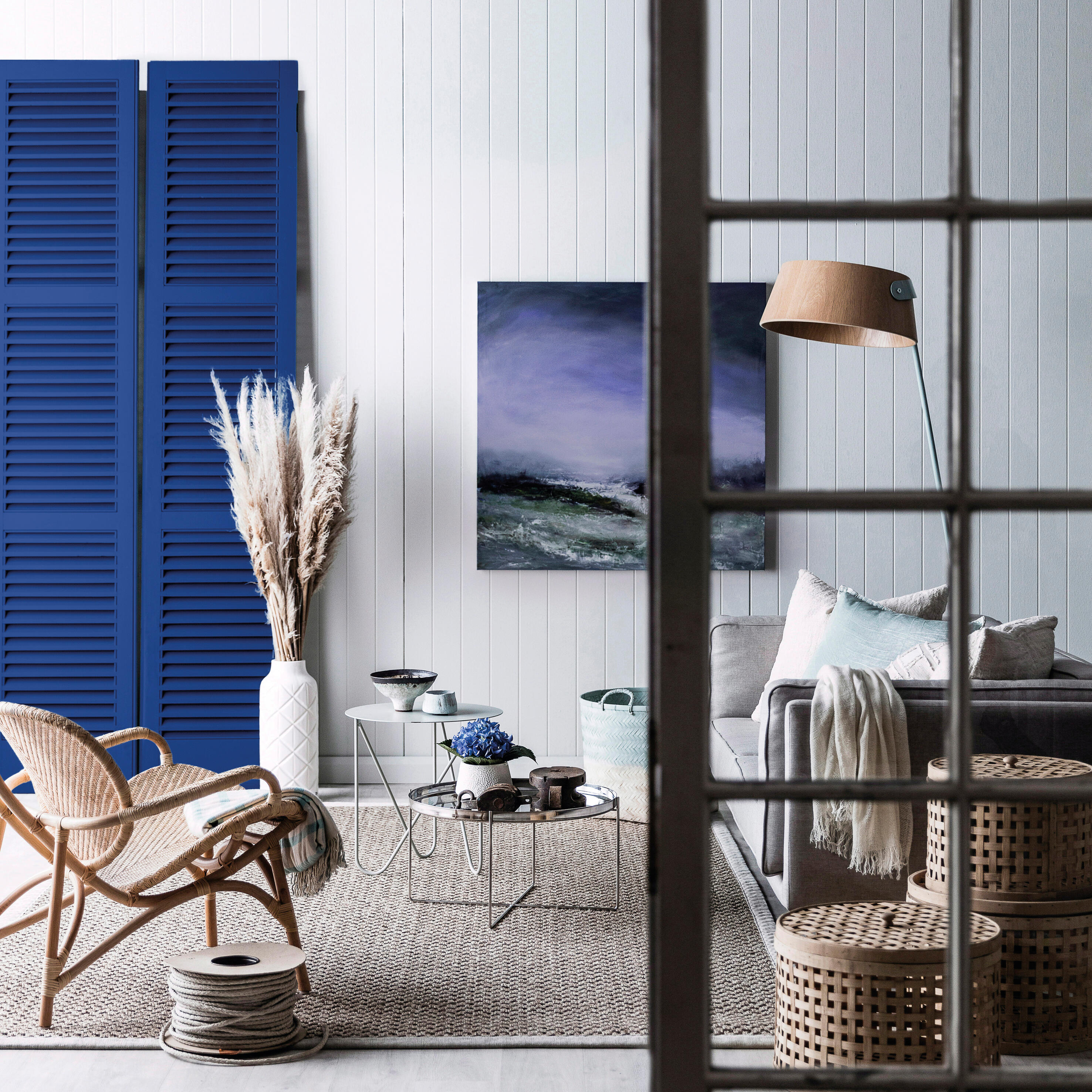 Bombe de peinture Relook tout MAISON DECO outremer satiné 400 ml - 4