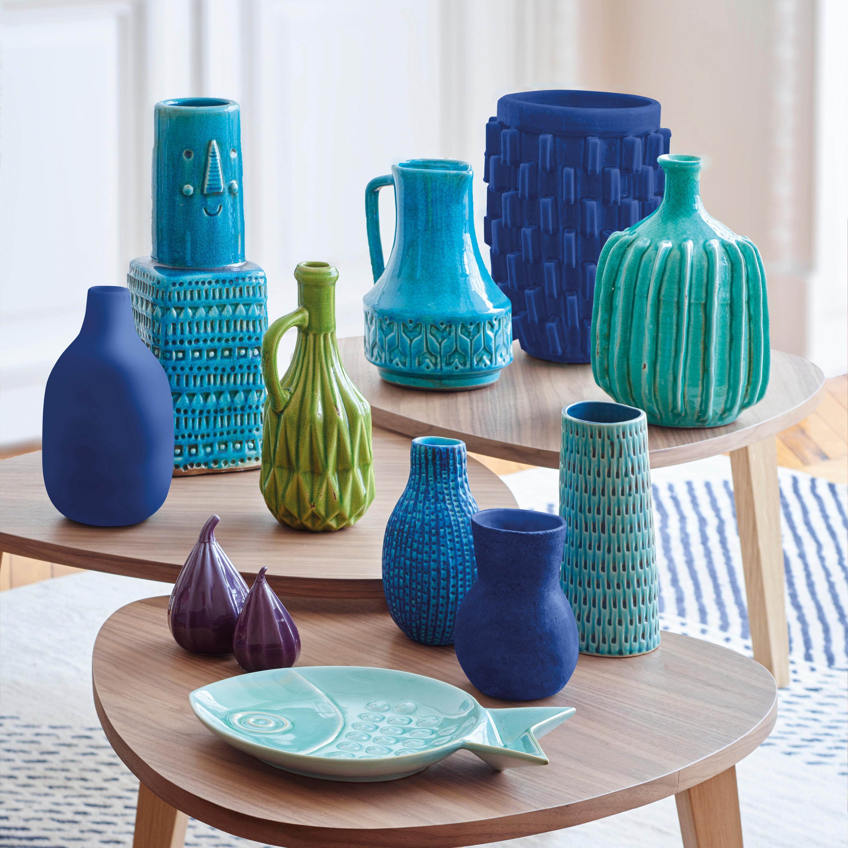 Bombe de peinture Relook tout MAISON DECO outremer satiné 400 ml - 6