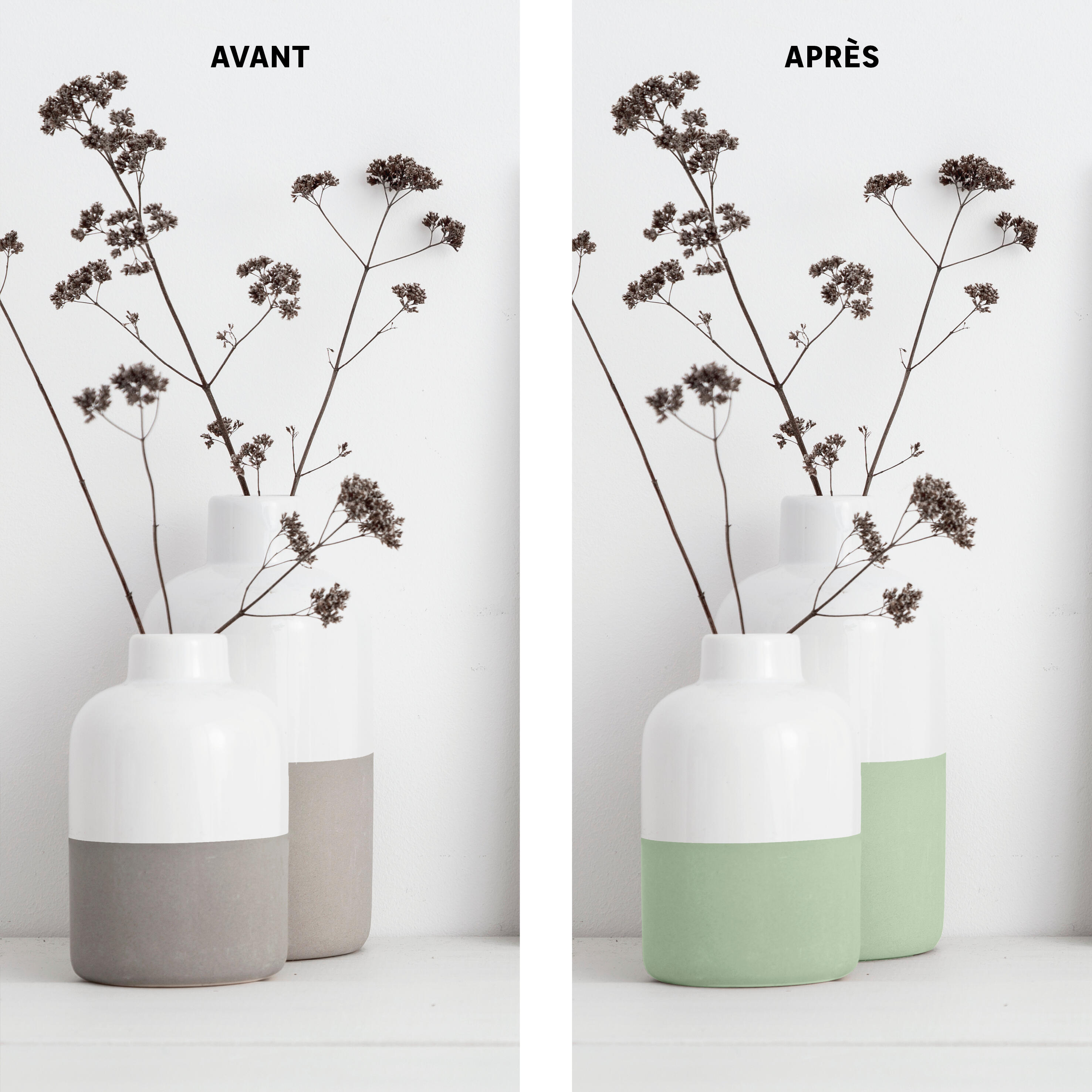 Bombe de peinture Relook tout MAISON DECO pistache mat 400 ml - 3