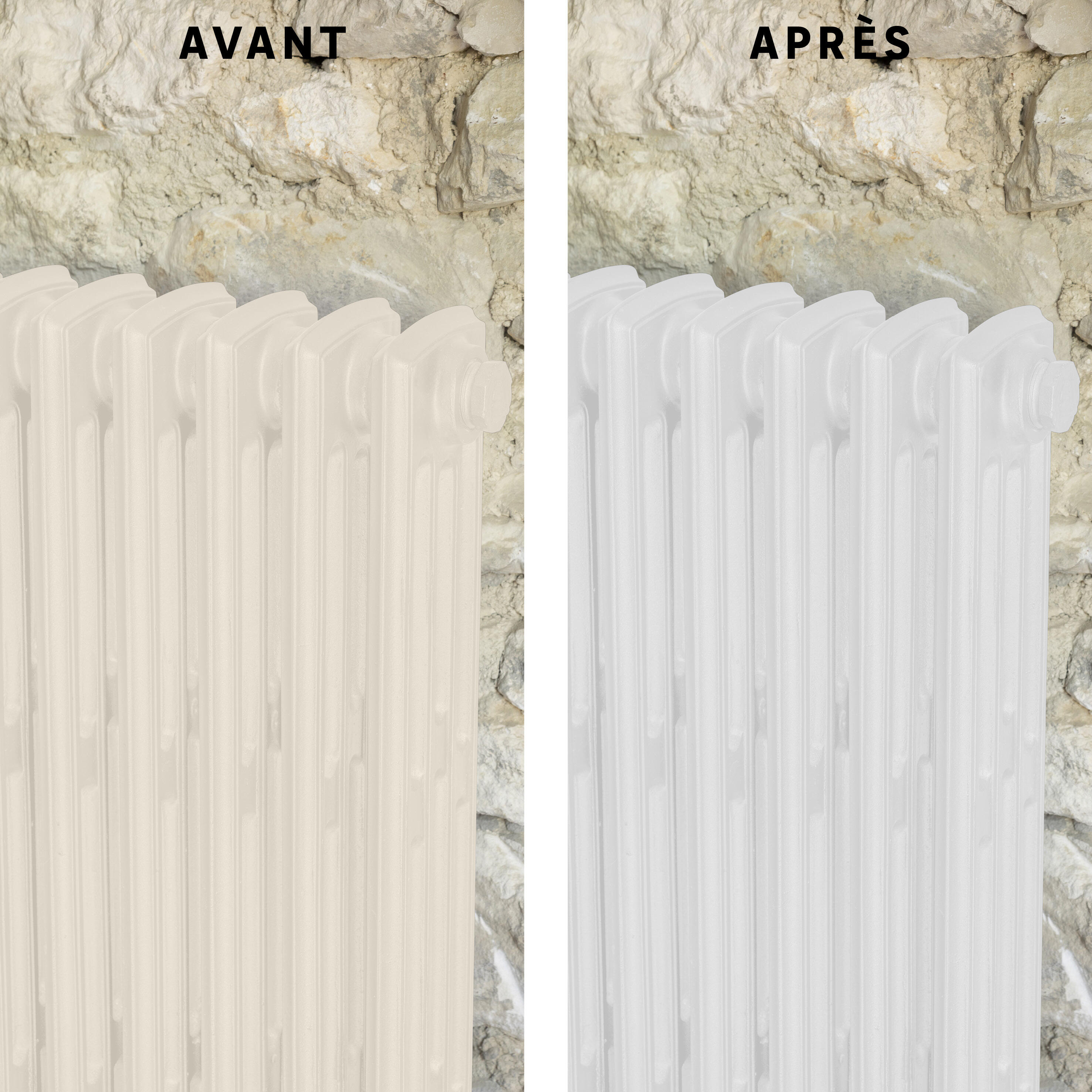 Bombe de peinture Relook radiateurs MAISON DECO blanc satiné - 3