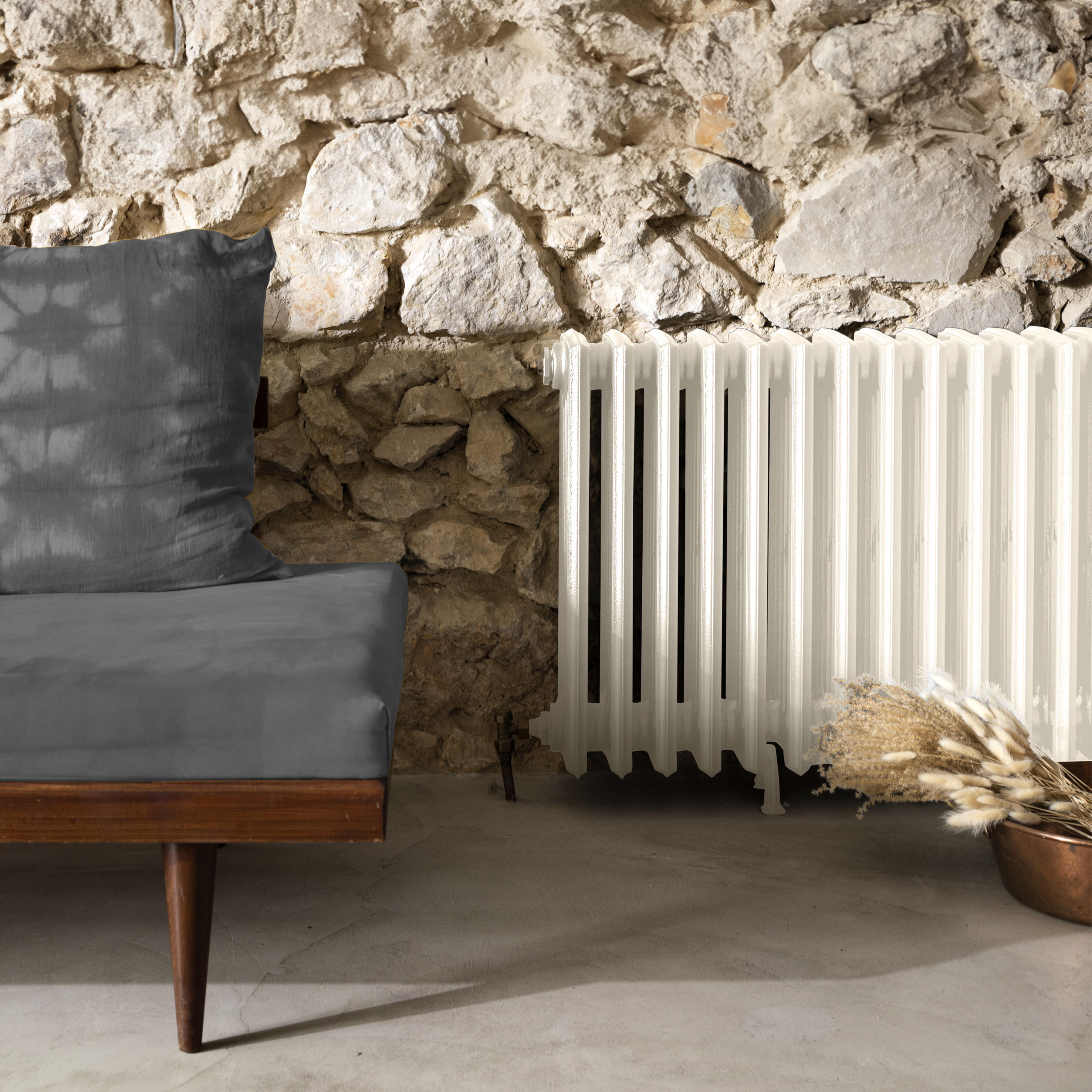 Bombe de peinture Relook radiateurs MAISON DECO blanc cassé satiné - 4