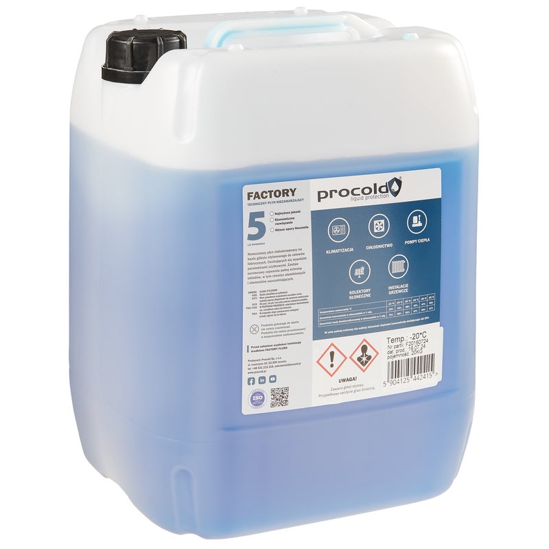 Płyn do instalacji grzewczej FACTORY -20° 20L 19.1 l PROCOLD