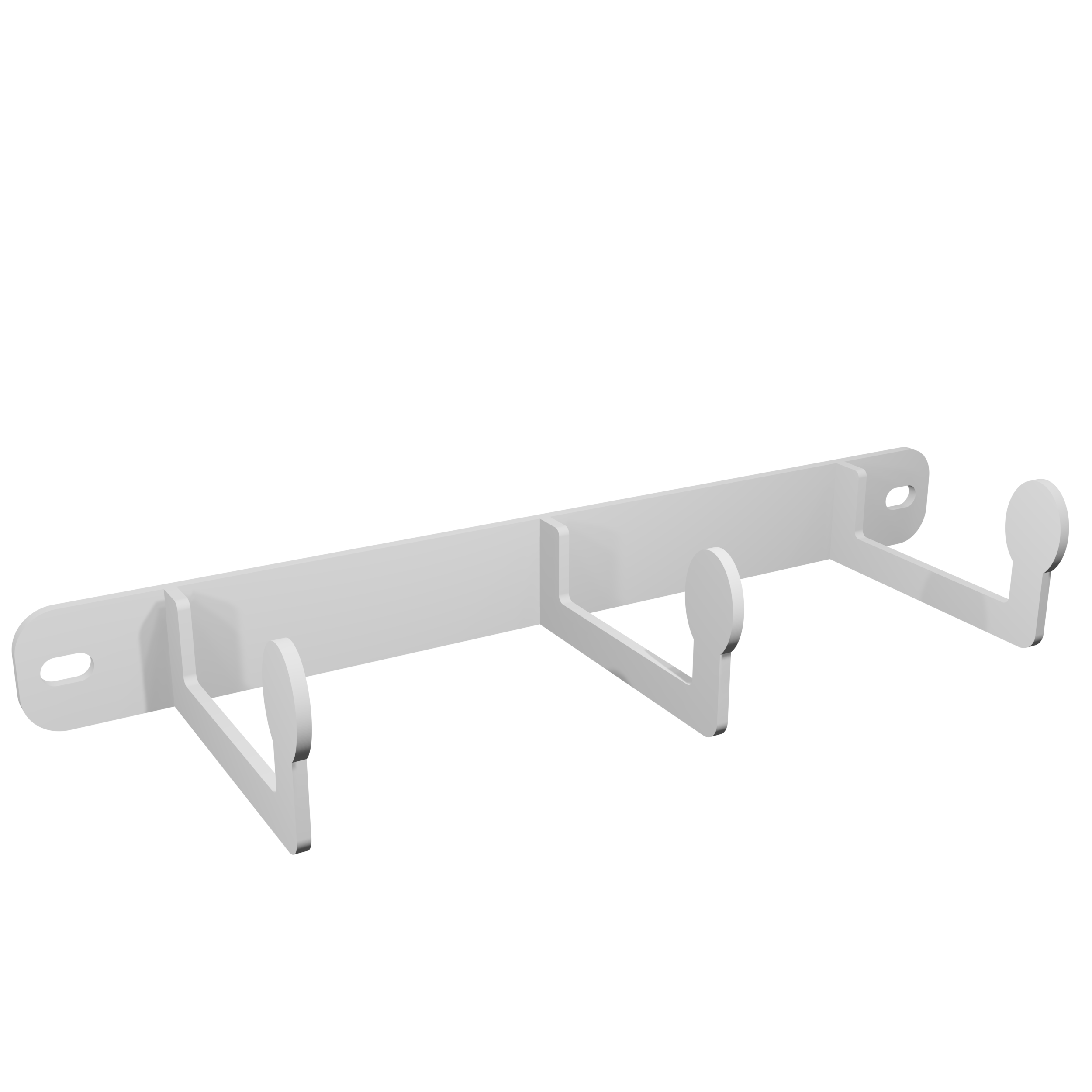 Uchwyt ścienny na ręczniki biały 27,2 cm VERTO II INSTAL PROJEKT