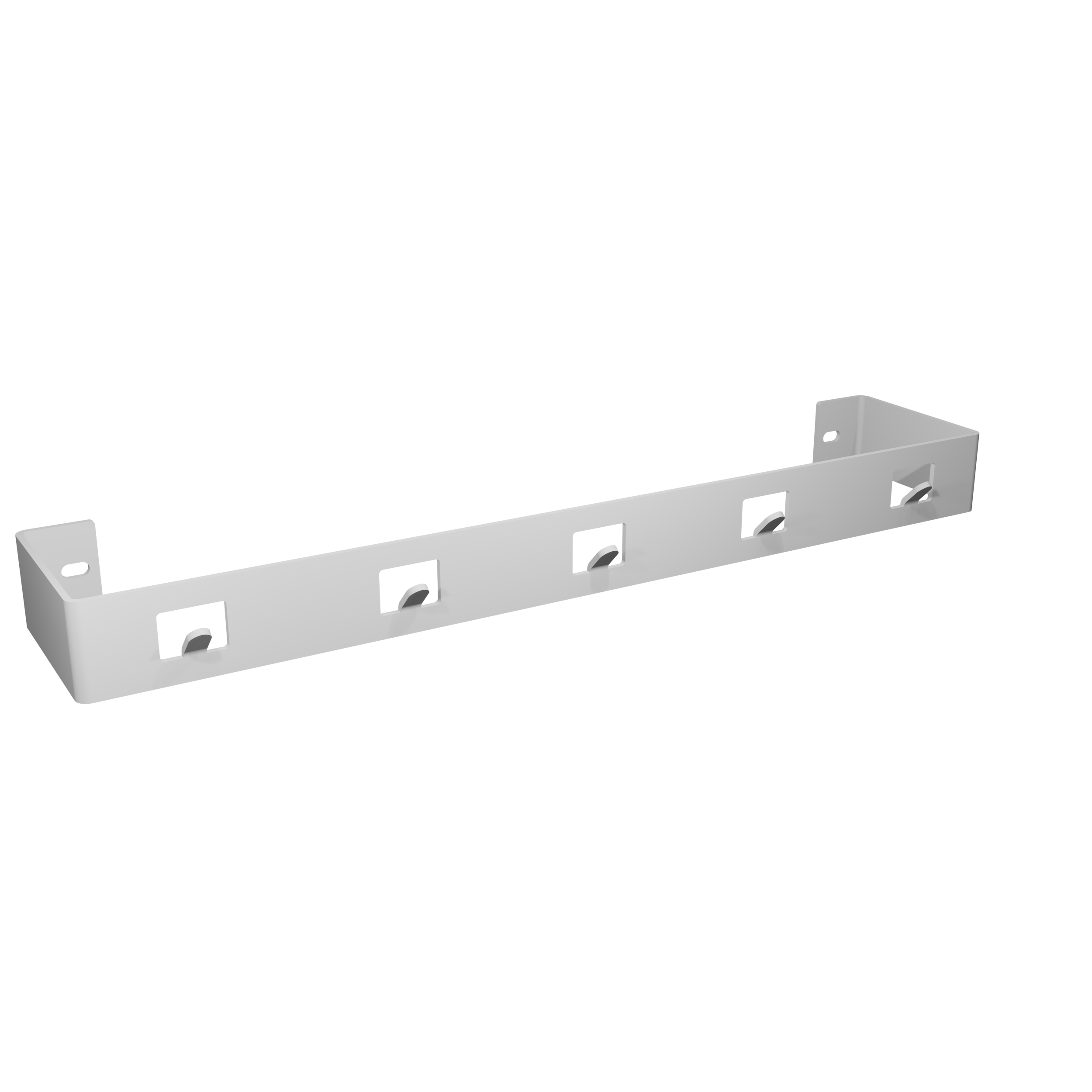 Uchwyt ścienny na ręczniki biały 50 cm VERTO I INSTAL PROJEKT