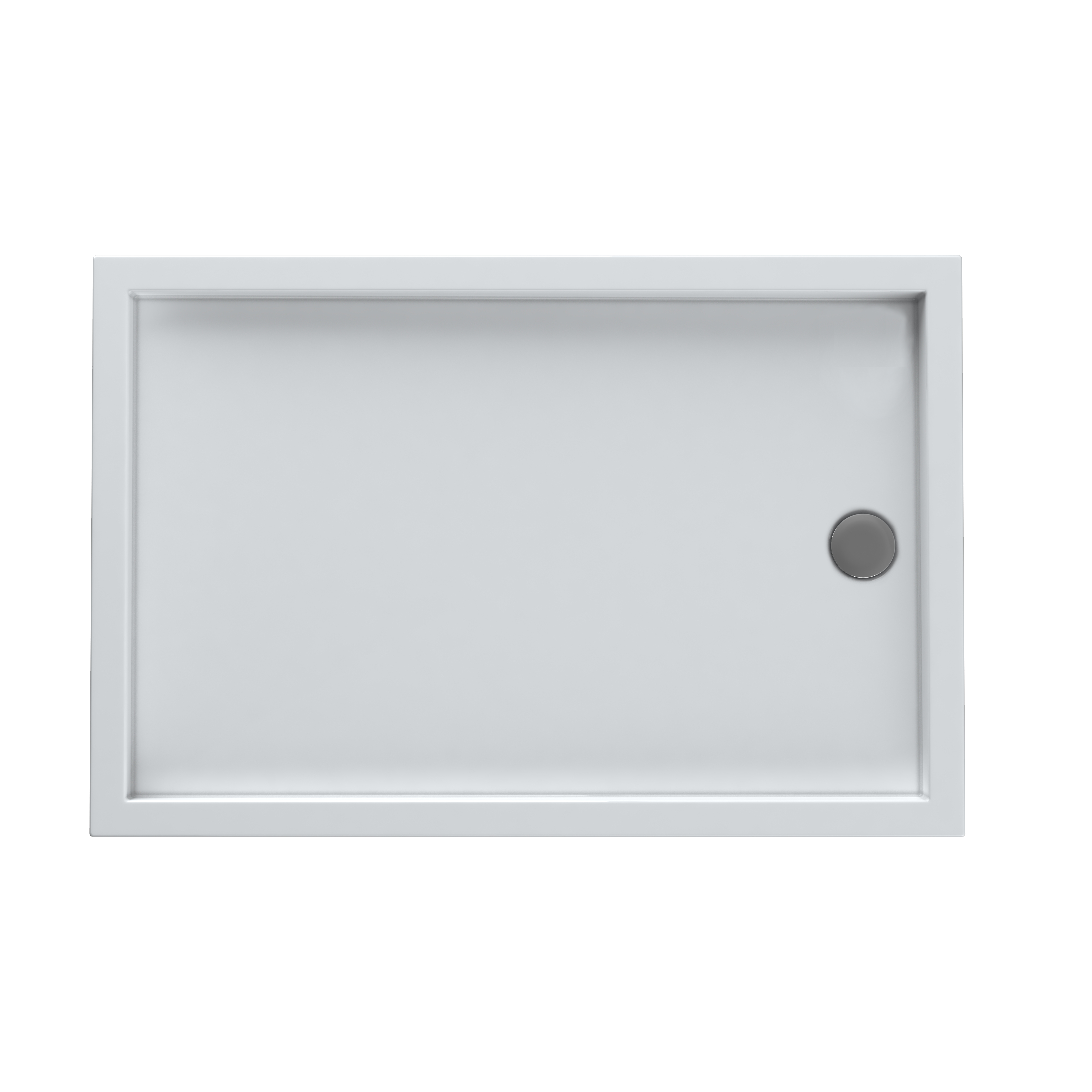 Brodzik do kabiny prysznicowej prostokątny 90x80x12 cm biały gładki Frigo Sensea