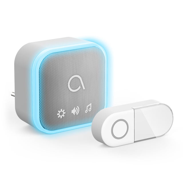 Campainha sem fios AVIDSEN SONA T Plug 150 Metros, flash, 36 toques