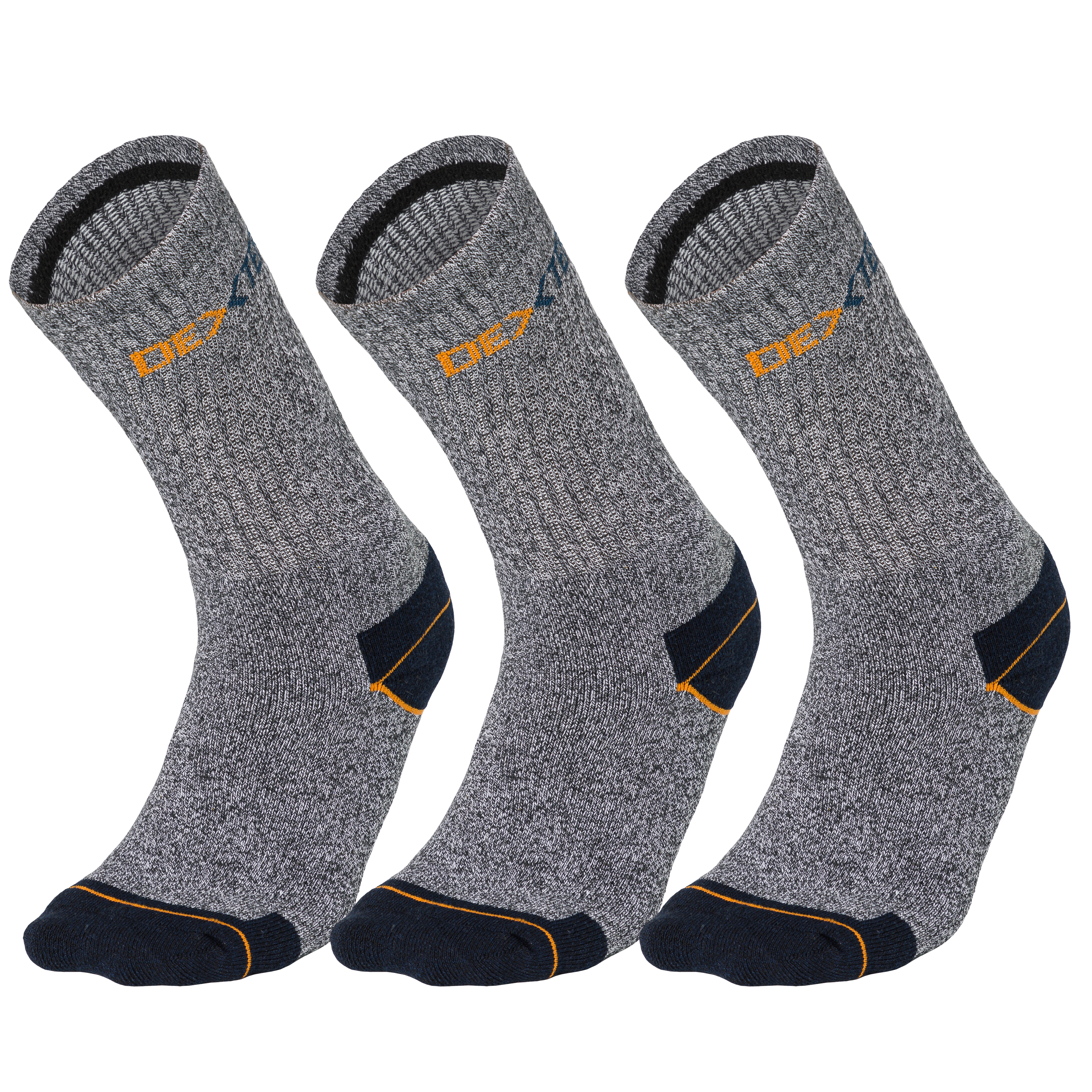 Pack 3 pares calcetines largos dexter - talla 39 a 42