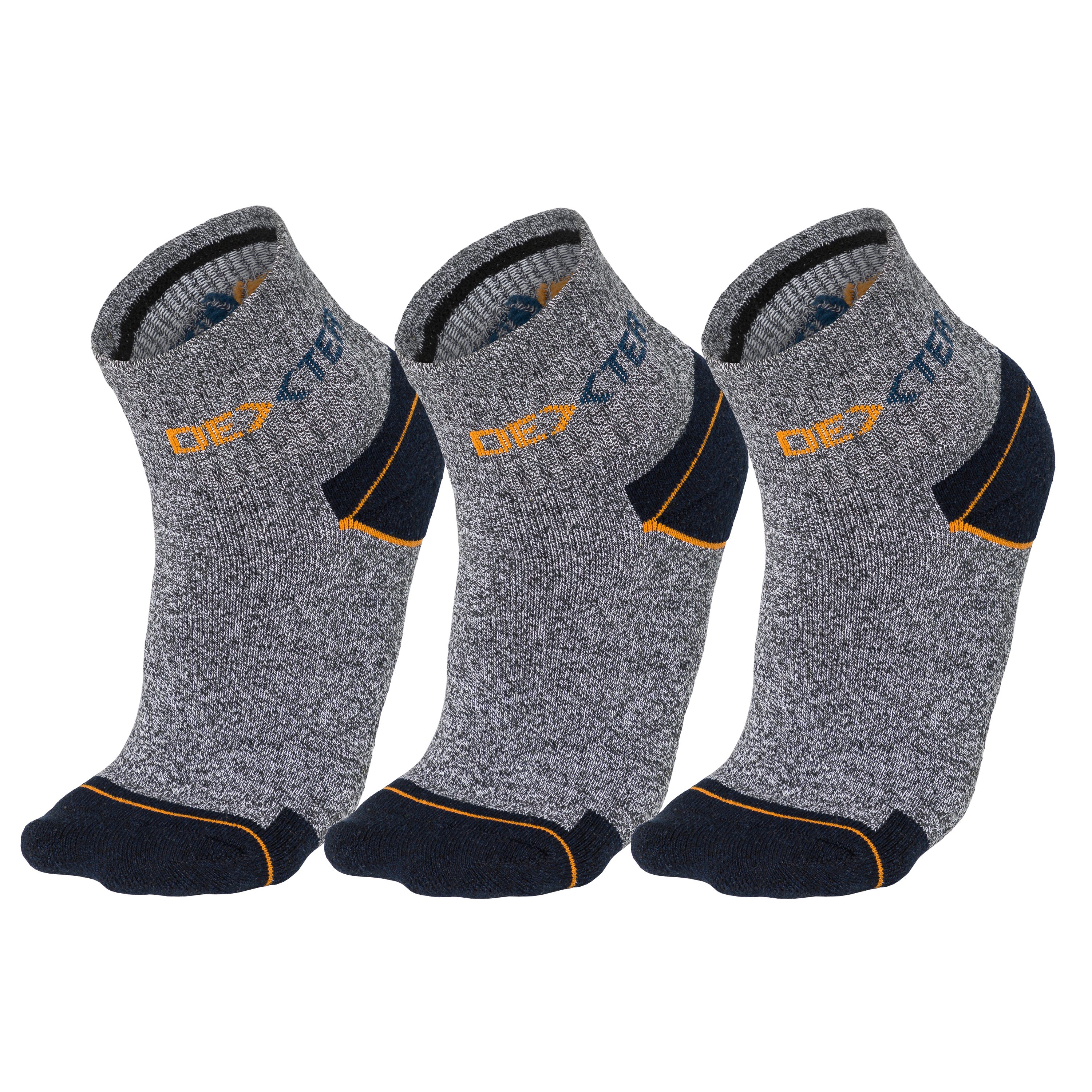 Cirorld Lot 6 Paires Chaussettes Sport Homme 43-46 & 39-42 - Coton Amorties Anti-Ampoules Running Randonnée Tennis