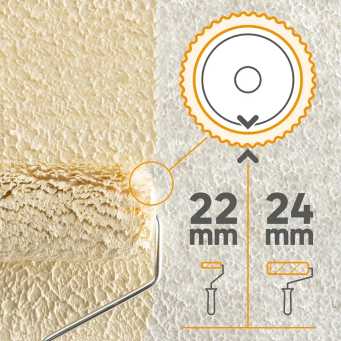 Rolo para fachadas texturadas