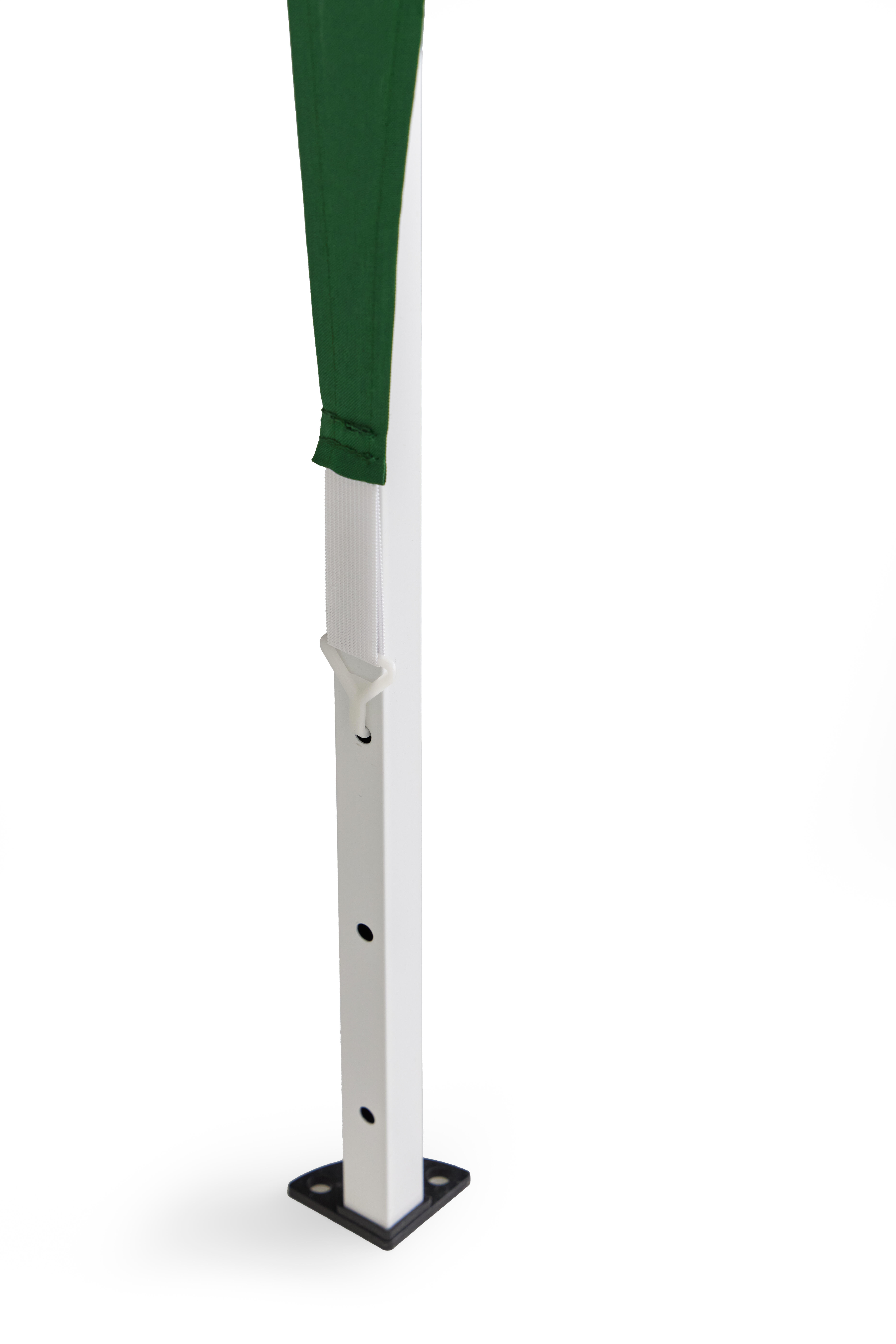 Carpa plegable Deluxe de acero con laterales 3x3m verde - 5