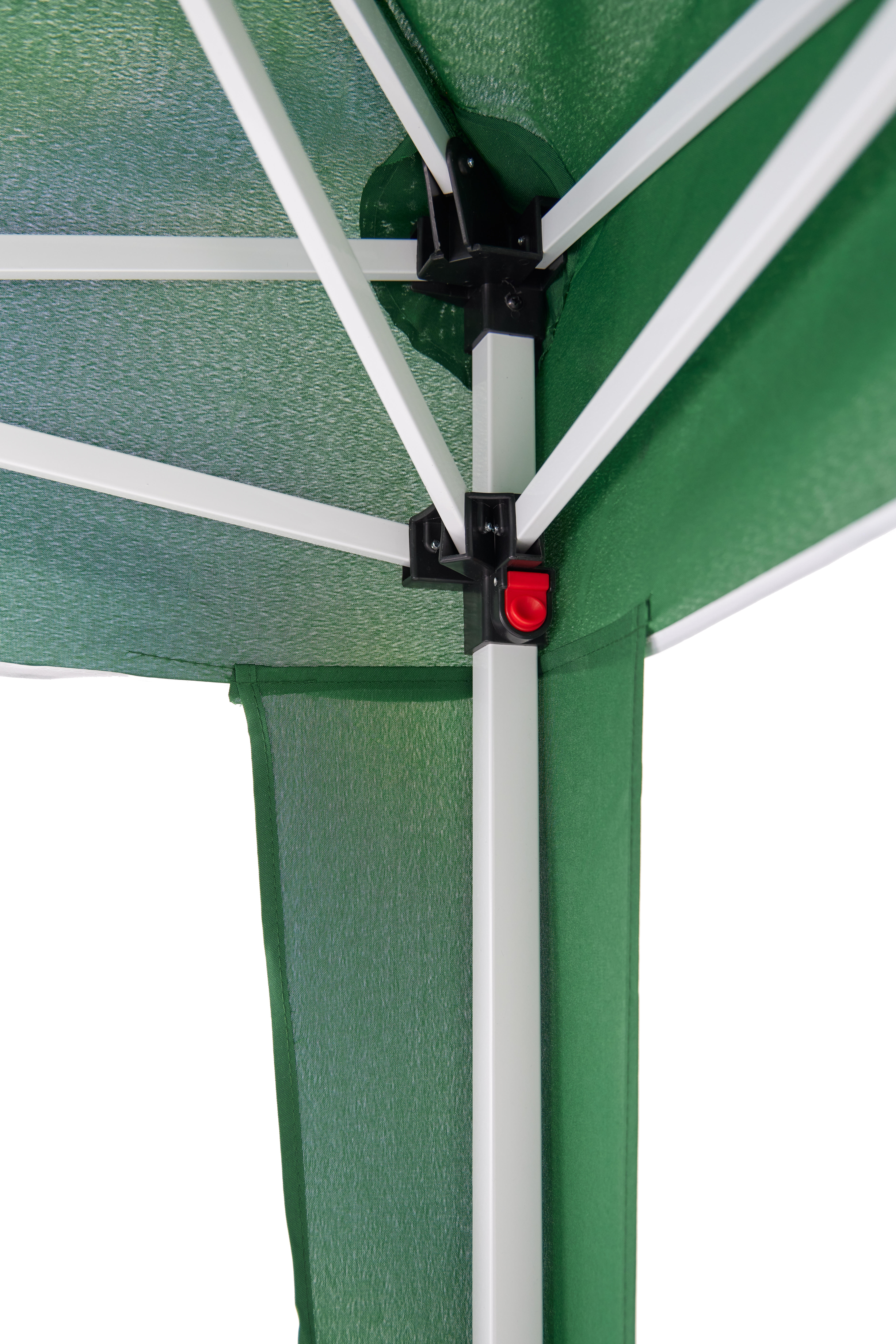 Carpa plegable Deluxe de acero con laterales 3x3m verde - 3