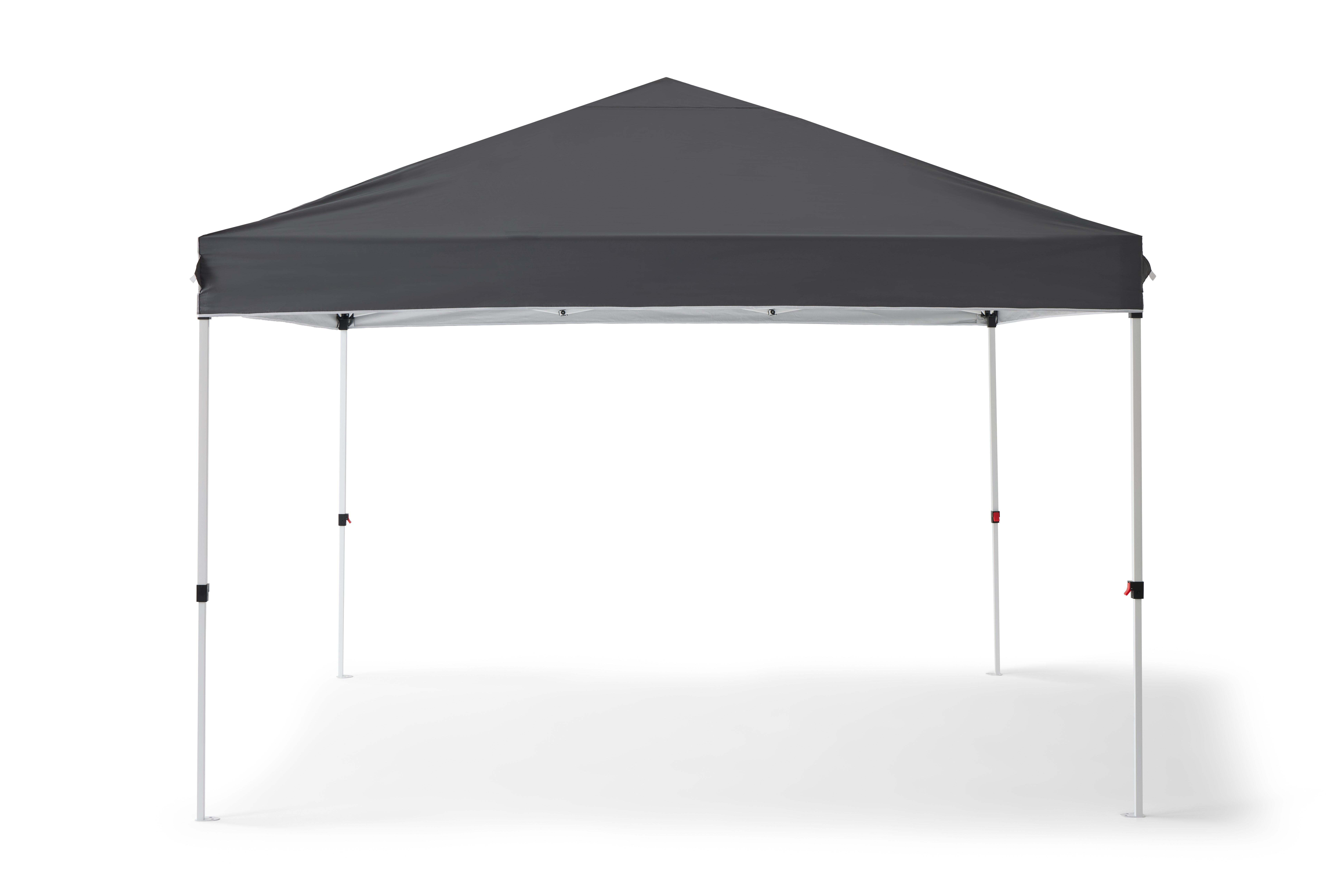 Carpa plegable Deluxe pop up de acero 3x3 gris - 12