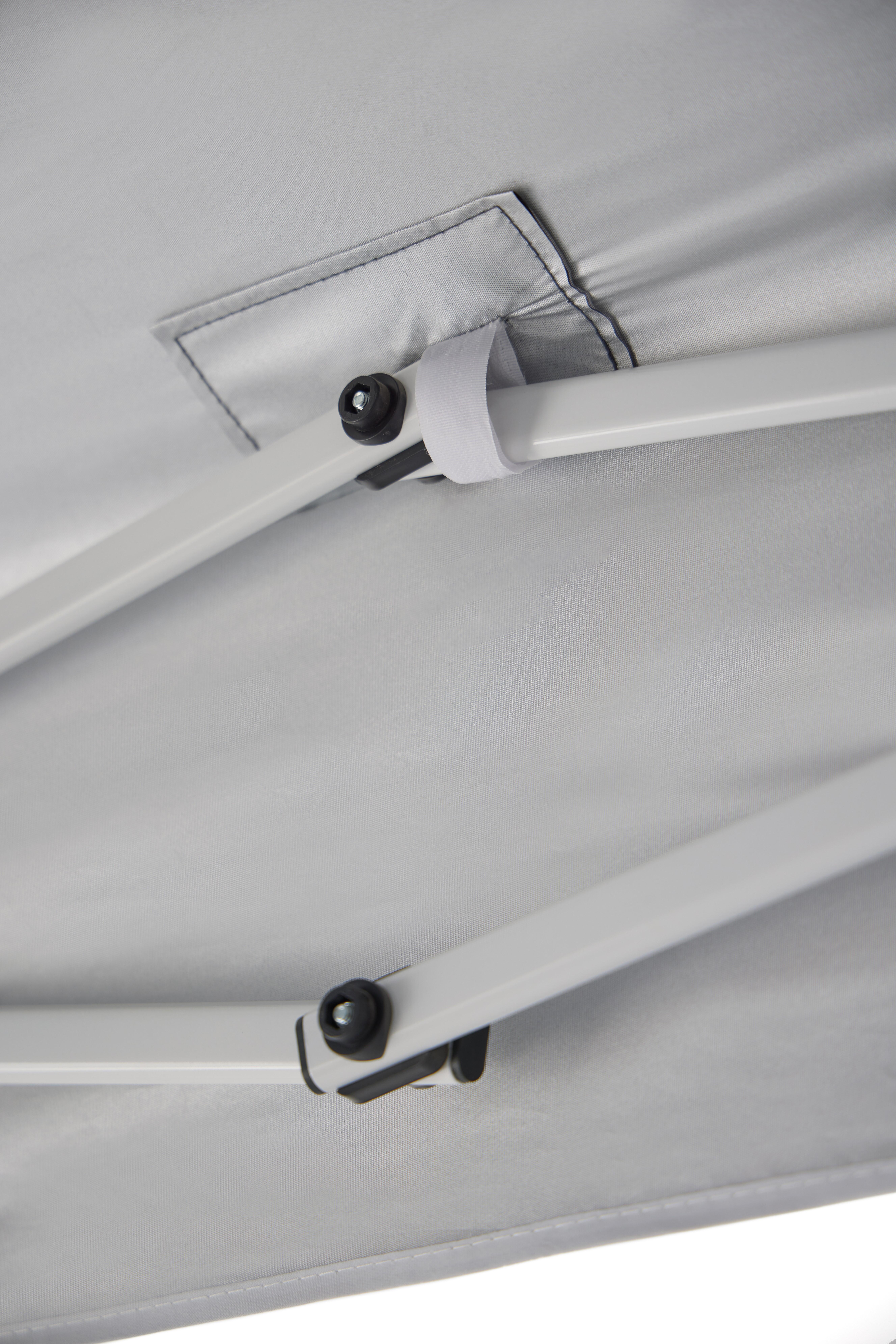Carpa plegable Deluxe pop up de acero 3x3 gris - 10