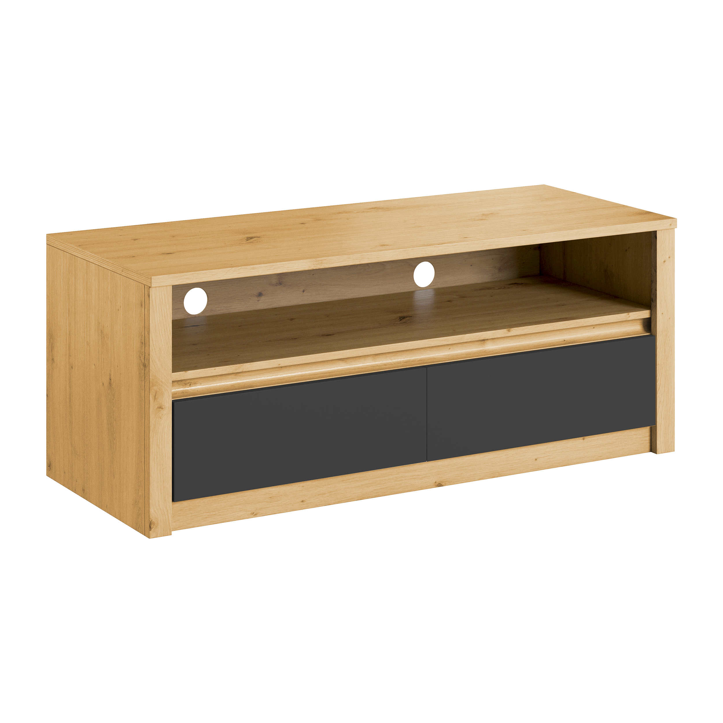 Komoda RTV Vinto dąb artisan/szary