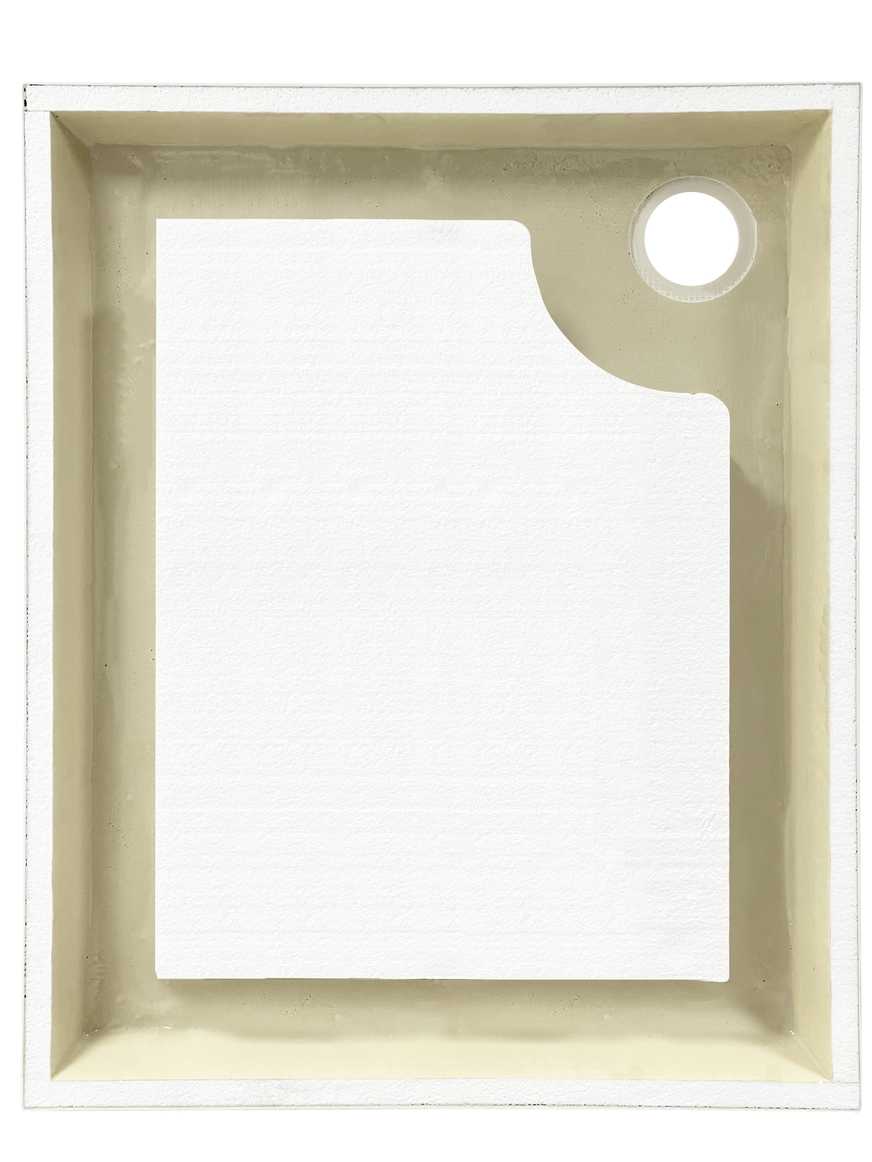 Brodzik Zintegrowany Prostokątny Sensea Frigo 90 x 160 x 12 cm Biały Gładki - 13