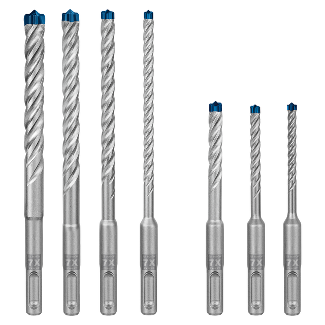 Zestaw wierteł do betonu zbrojonego SDS Plus 5-12 mm 7szt. EXPERT BOSCH